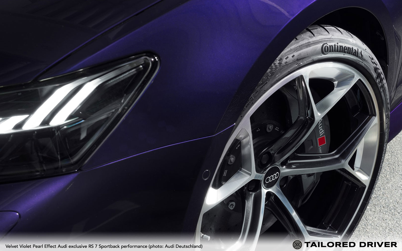 Audi exclusive Velvet Violet Pearl RS 7 Sportback performance