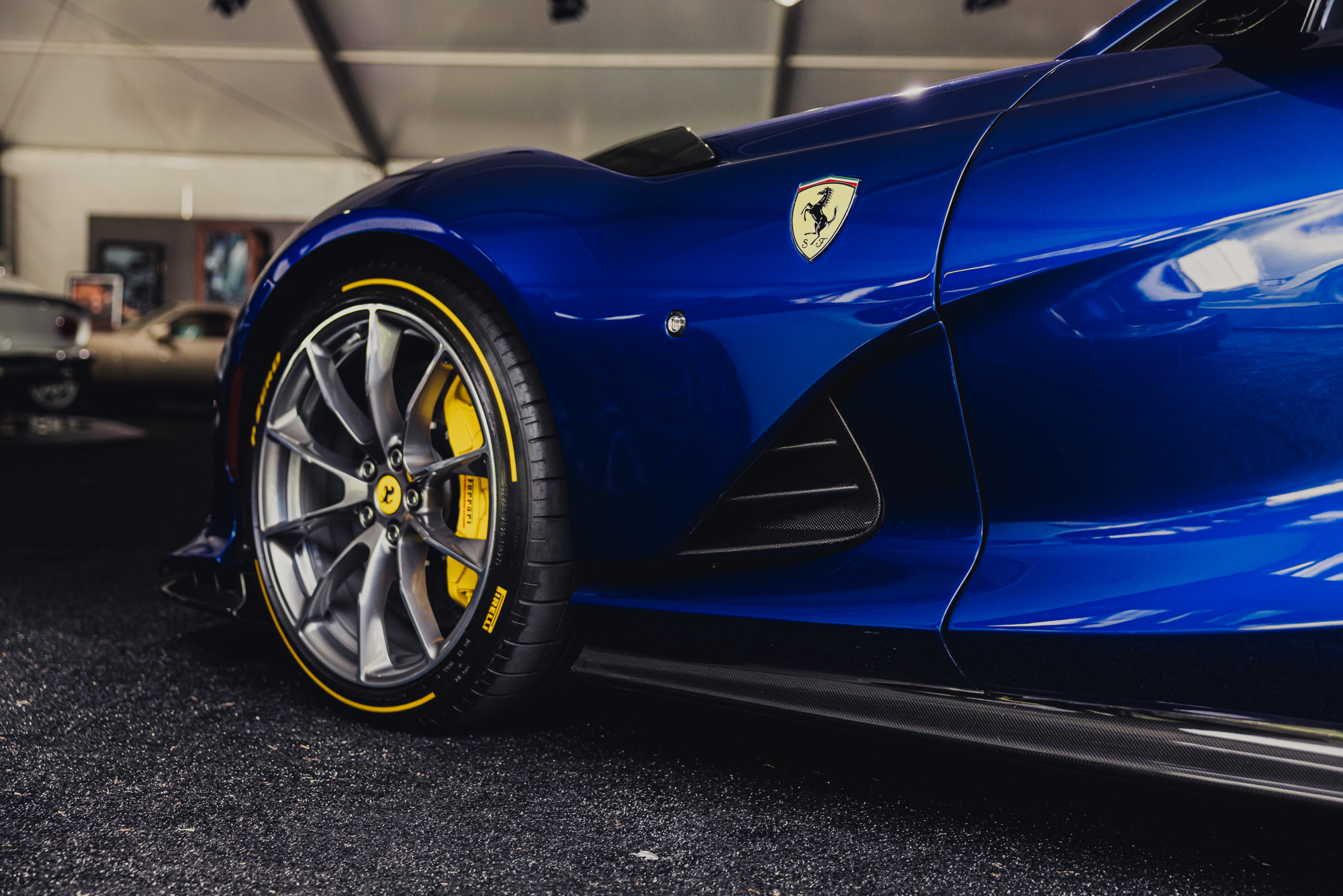 Extracampionaro Blu Elettrico with Giallo Fly Accents 2022 Ferrari 812 Competizione – Monterey Car Week 2024