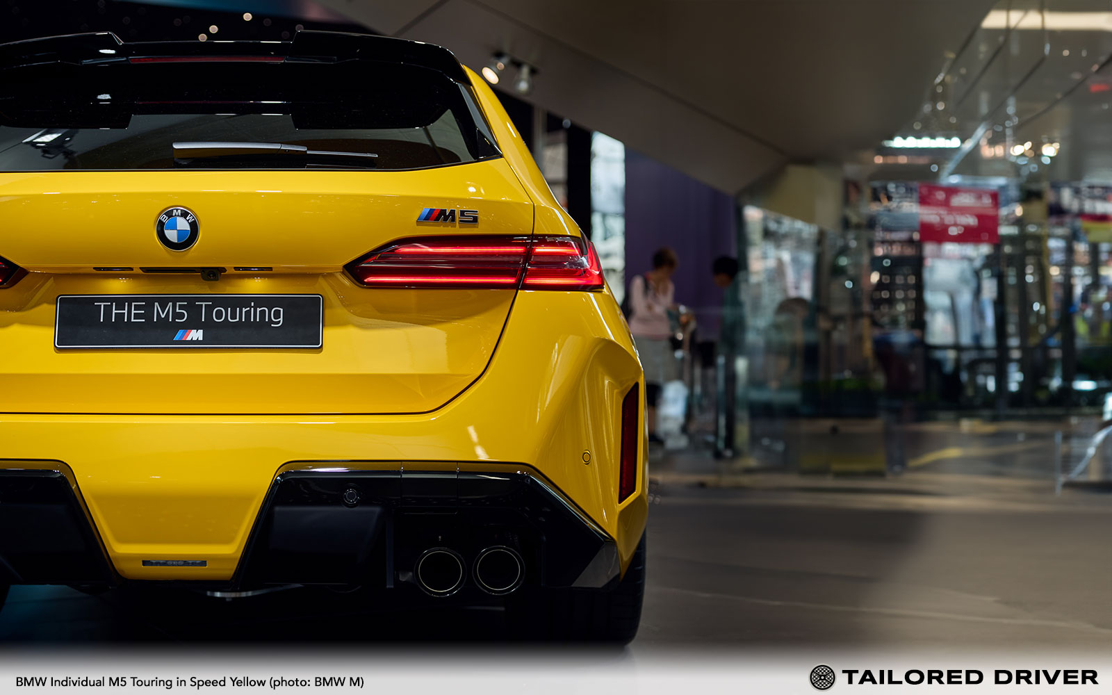 Color Check: New M5 Touring in BMW Individual Speed Yellow at BMW Welt