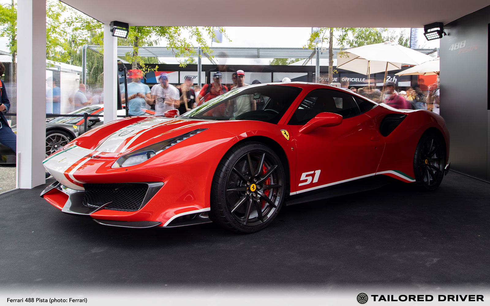 Unique Tailor Made Specification for the Ferrari 488 Pista