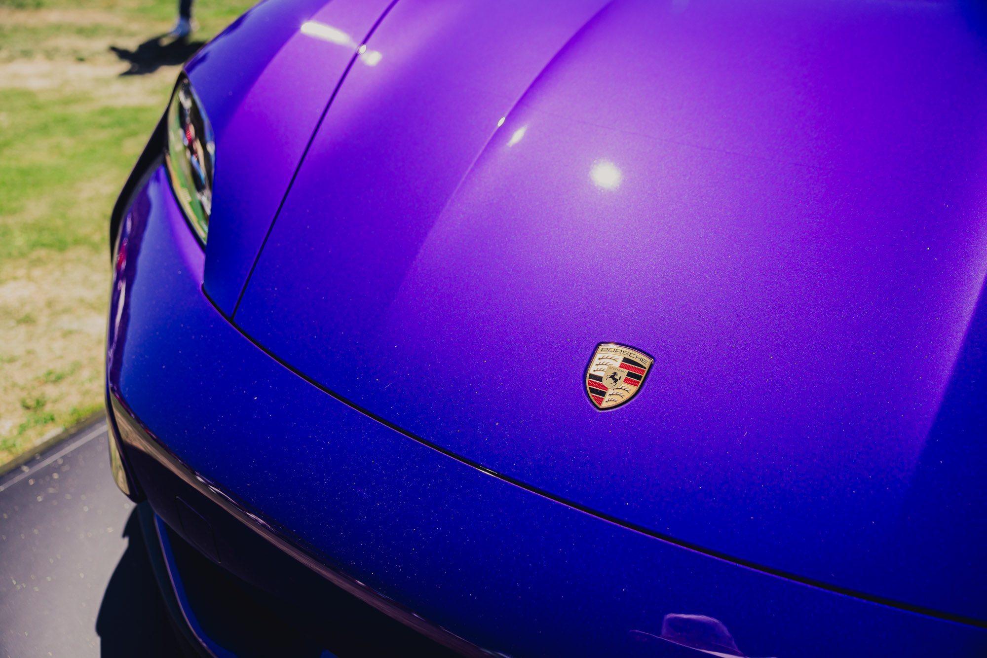 Color Check: Purple Sky Metallic Porsche Taycan Turbo GT with Weissach Package