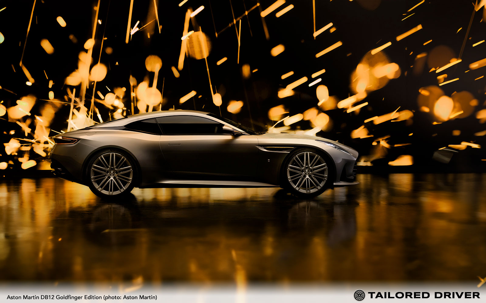 Q by Aston Martin Celebrates 60 Years of James Bond Partnership with DB12 Goldfinger Edition