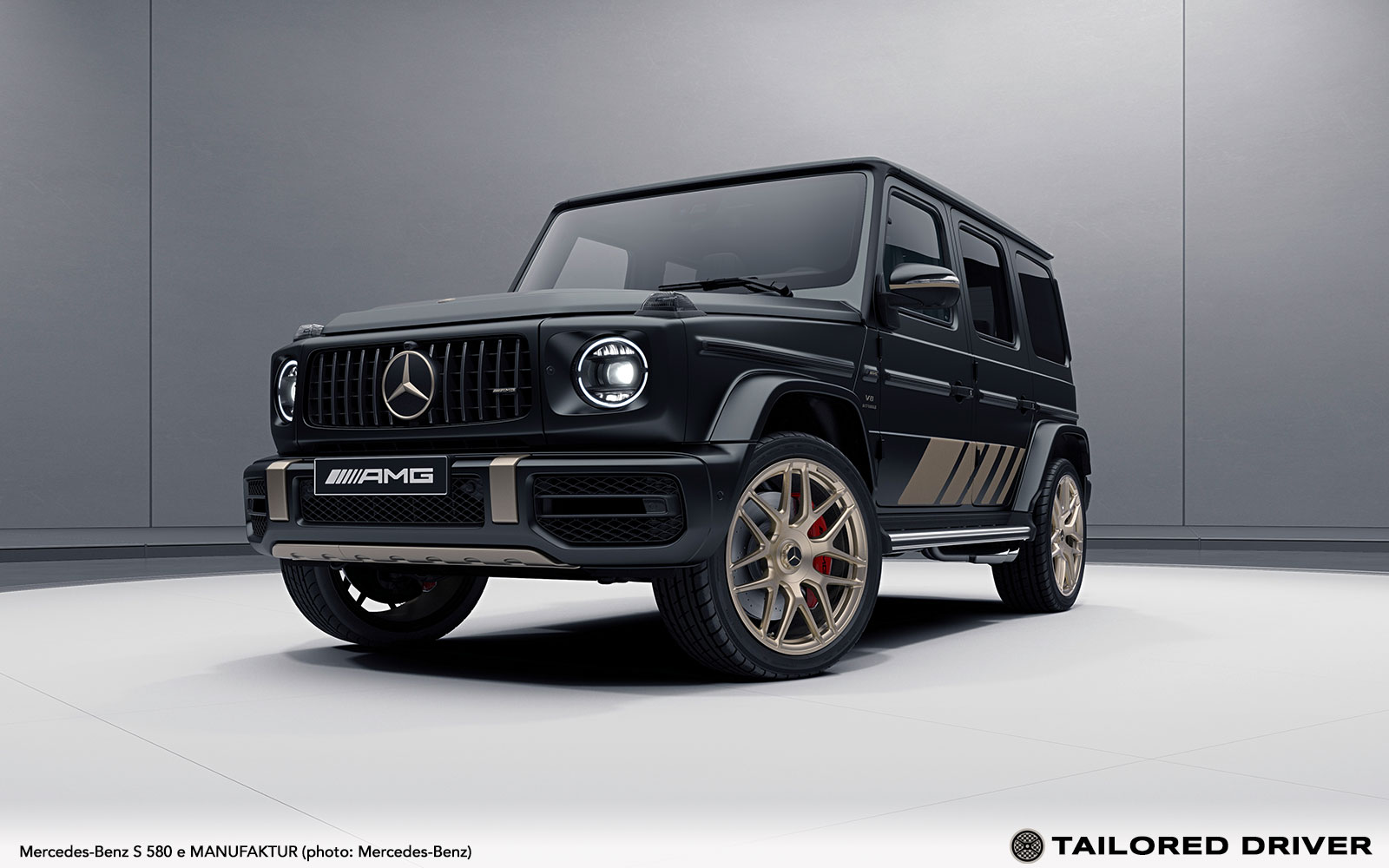 Mercedes-AMG G 63 “Grand Edition” Special Model in Matt Black with Gold Colored Accents