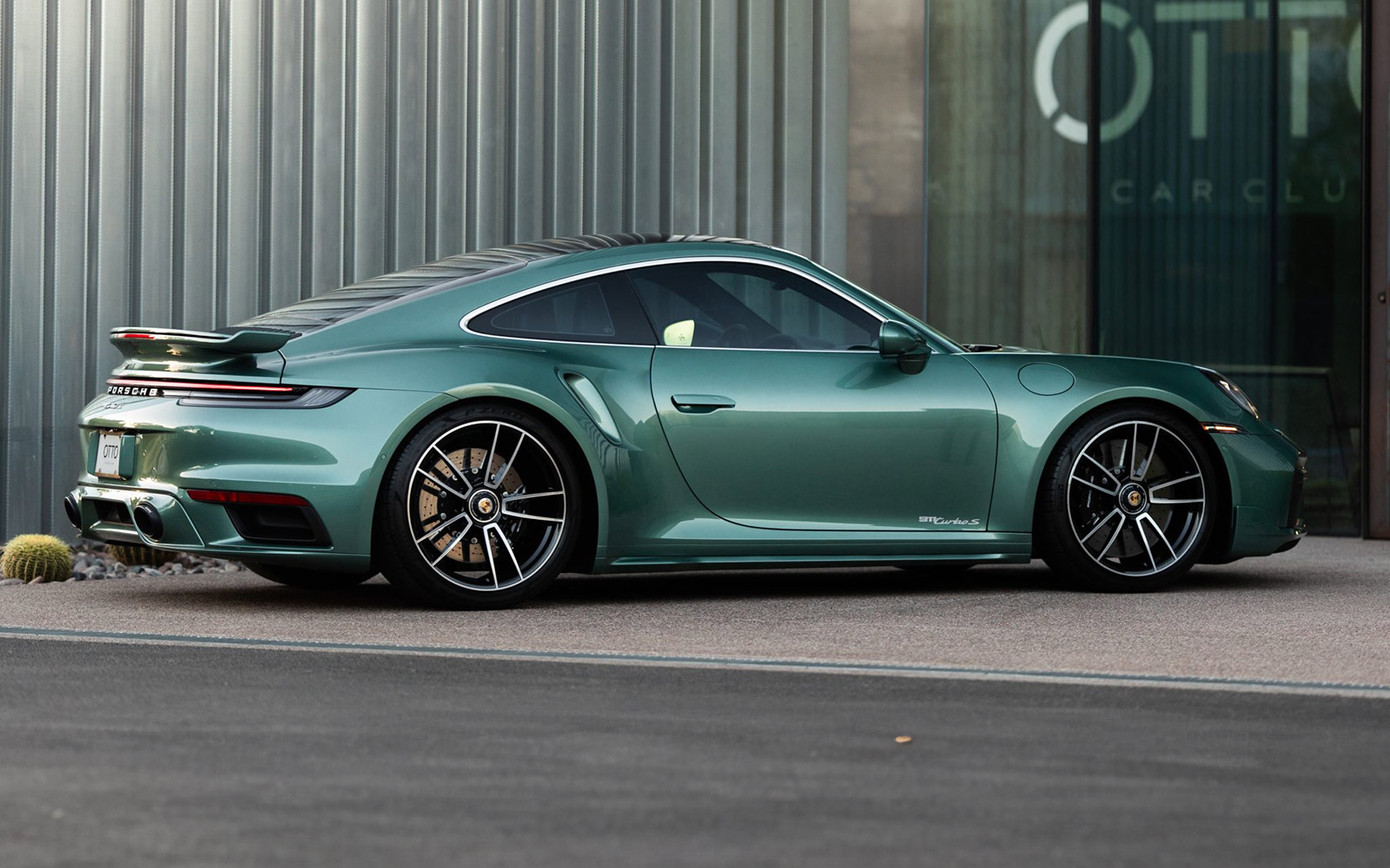 Market Find: Paint to Sample Racing Green Metallic 2022 Porsche 911 Turbo S Coupe