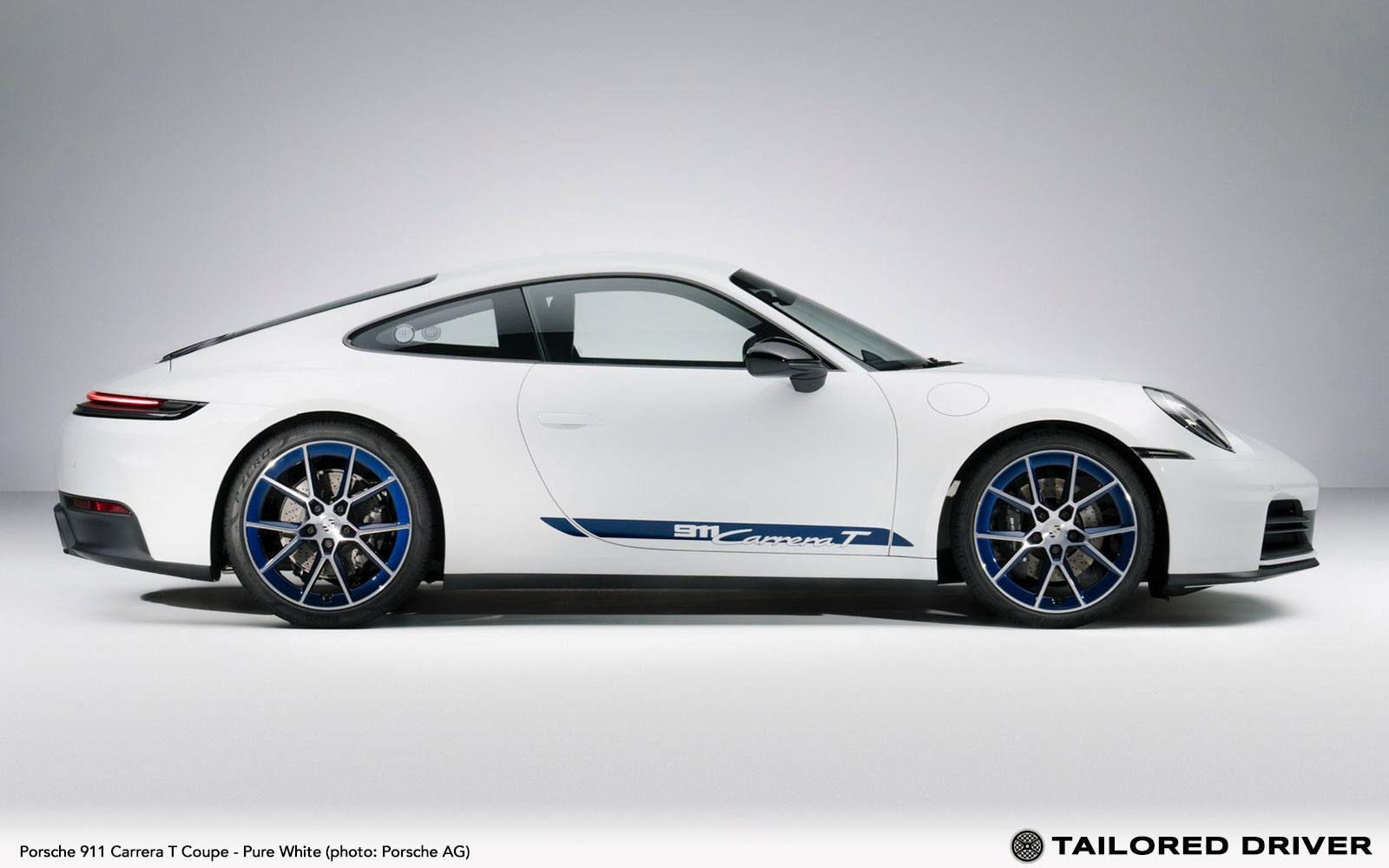 Color Check: New Porsche 911 Carrera T (type 992.2) in Pure White