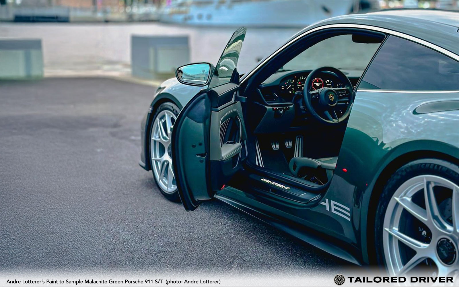 FIA WEC Champ Andre Lotterer Takes Delivery of Green over Green 911 S/T