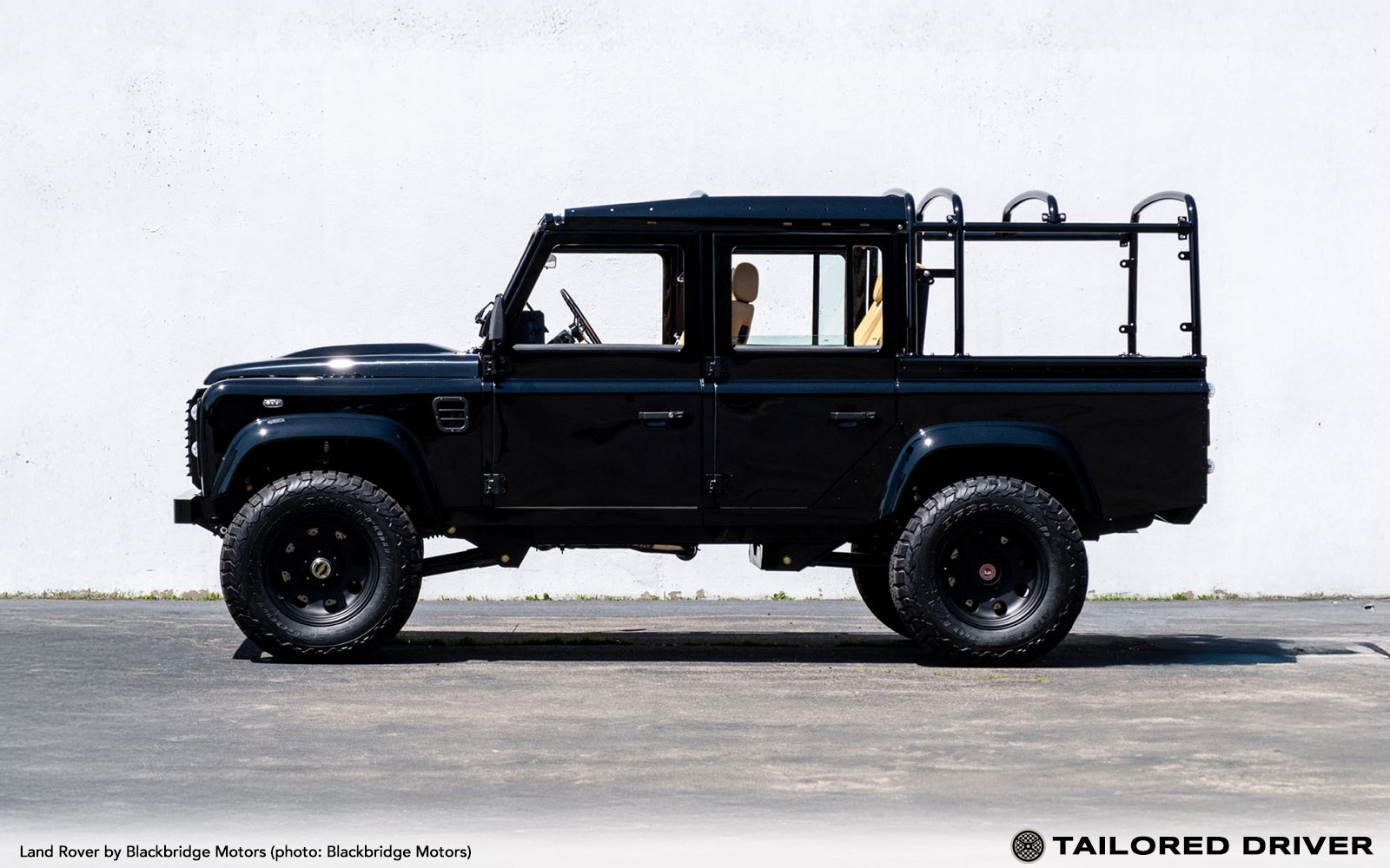 Blackbridge Motors x Roadster Shop Pioneering New Chassis Technology Leads Industry Innovation with New 1995 Midnight-Black Land Rover Defender