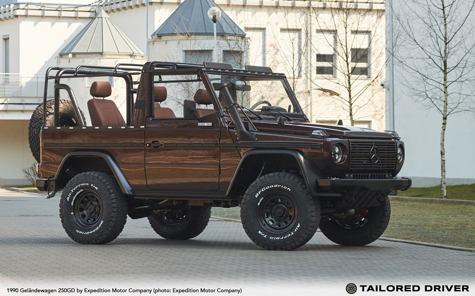 Expedition Motor Company with Flawlessly Restored Rubellite Red “Wolf” G-Wagen