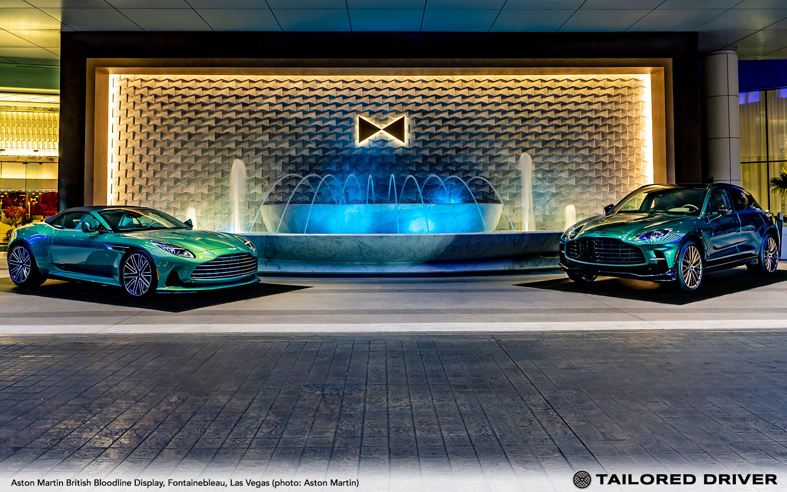 Aston Martin British Bloodline: Vehicle Display at Fontainebleau Las Vegas for Multi-Week Attraction 