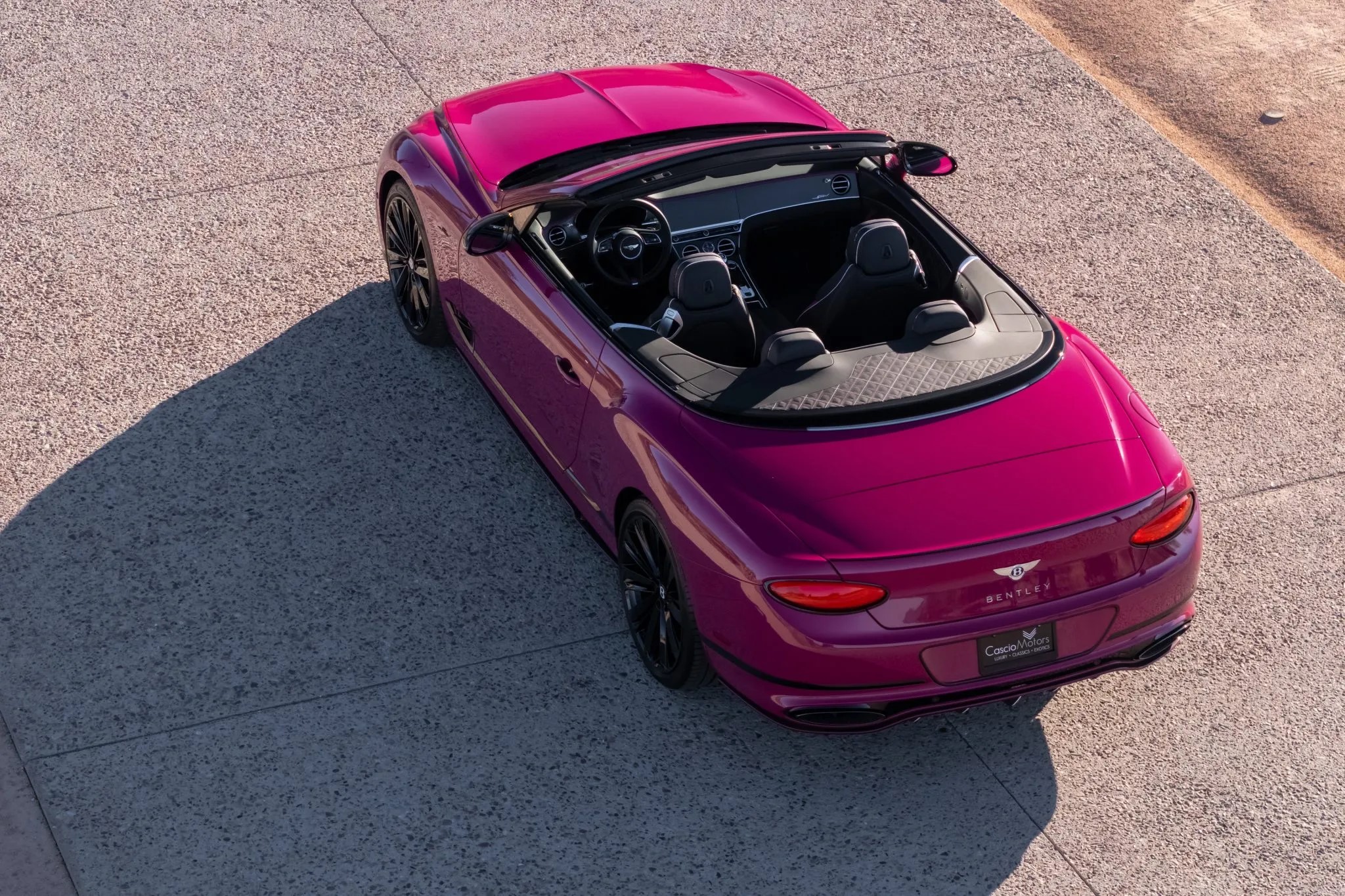 Market Find: 2024 Bentley Mulliner Personal Red Violet Metallic Continental GTC Speed