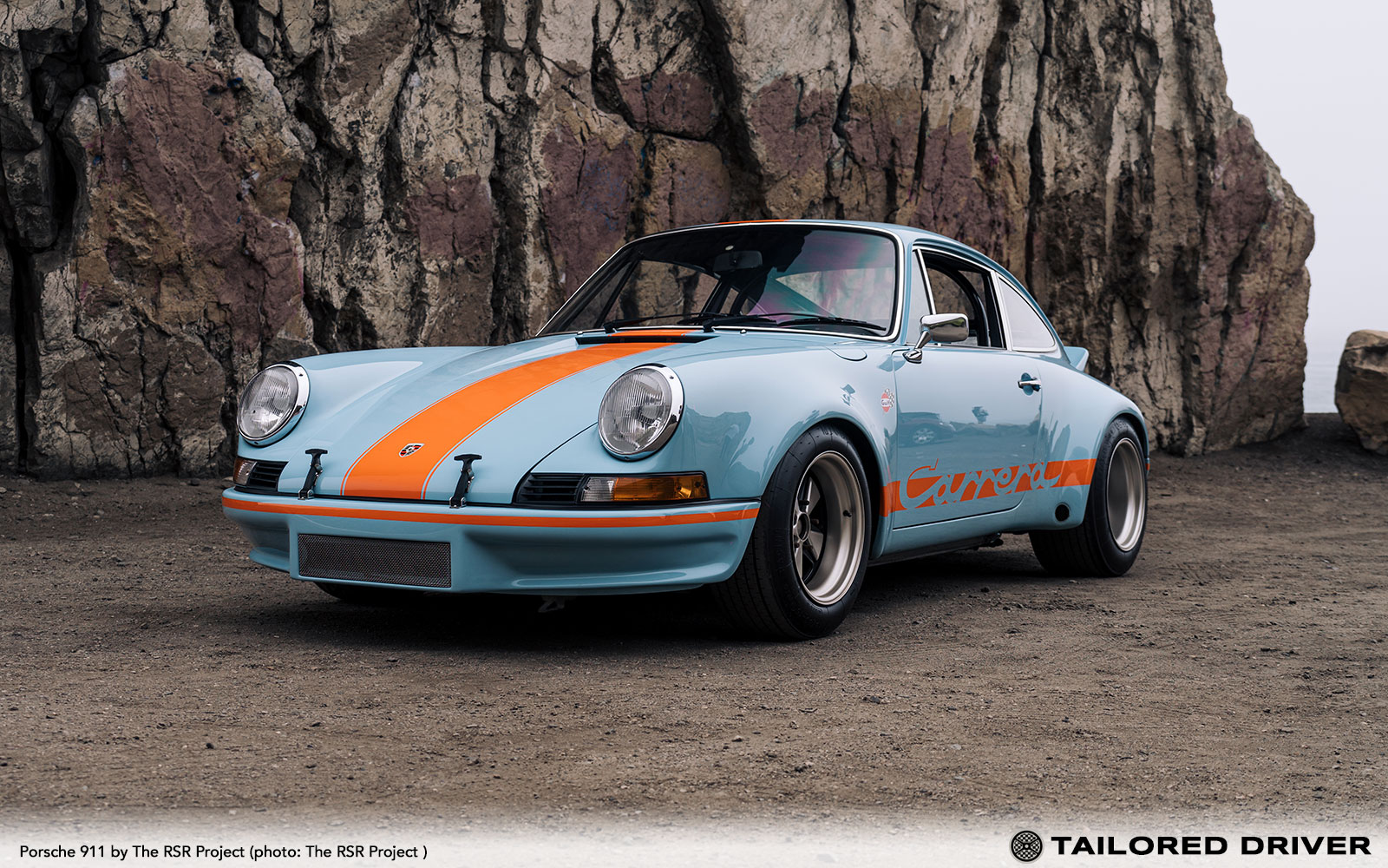 The RSR Project Reveals Ultra-Lightweight RSR Carrera 911 Reimagined for Daily Driving with Iconic Gulf Blue Colorway