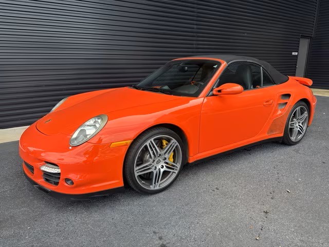 Market Find: 2008 Porsche Paint to Sample USA Orange 911 Turbo Cabriolet