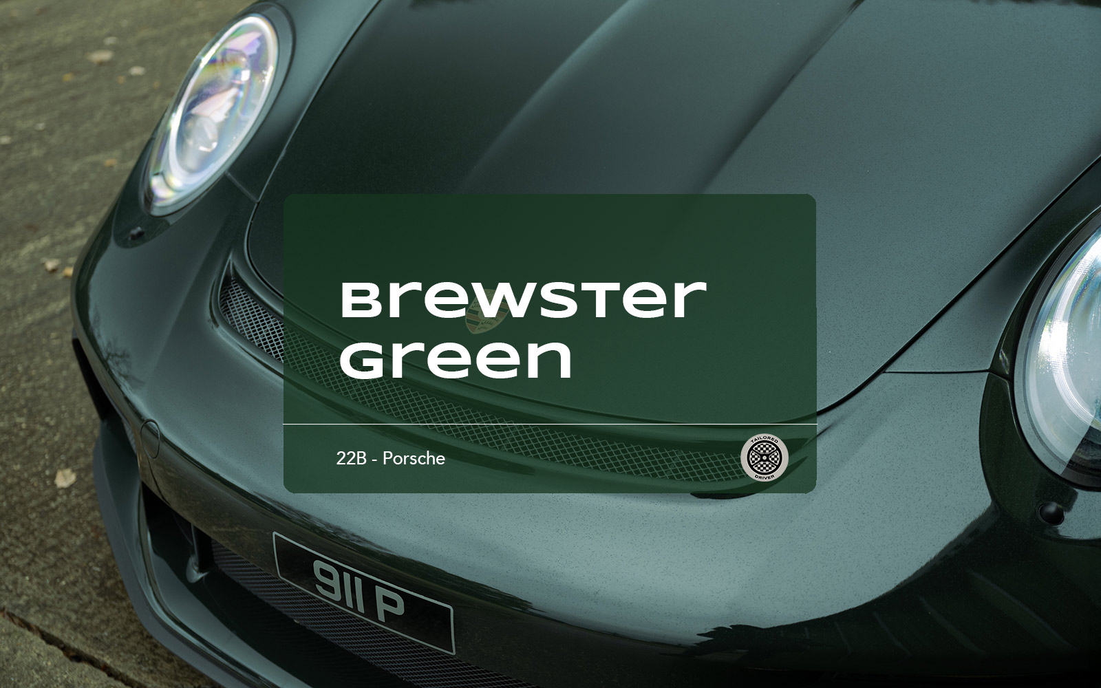 Color Focus: Porsche Brewster Green – 22B