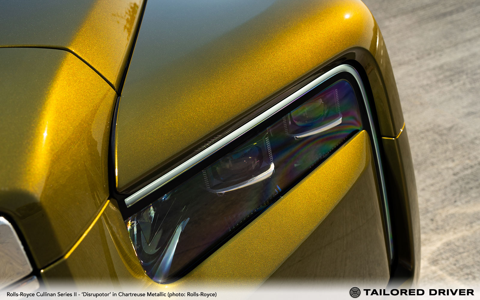 Color Check: Rolls-Royce Cullinan Series II in Chartreuse Metallic