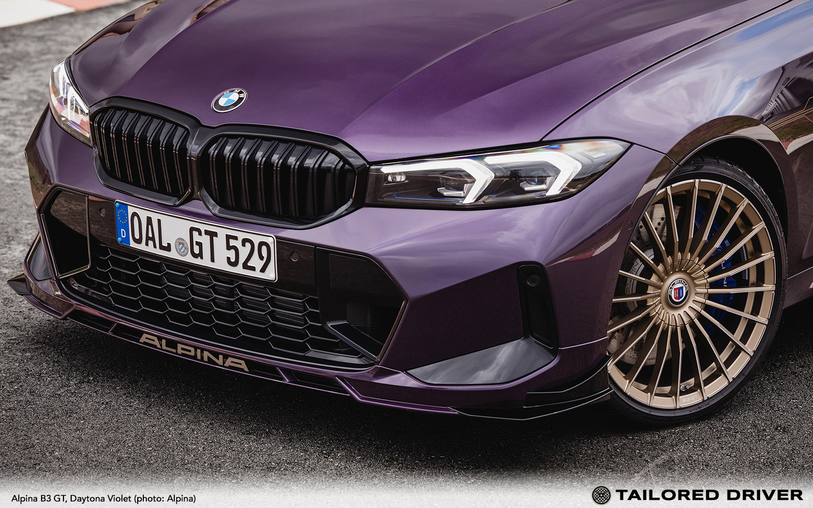 Color Check: Alpina B3 GT in BMW Individual Daytona Violet