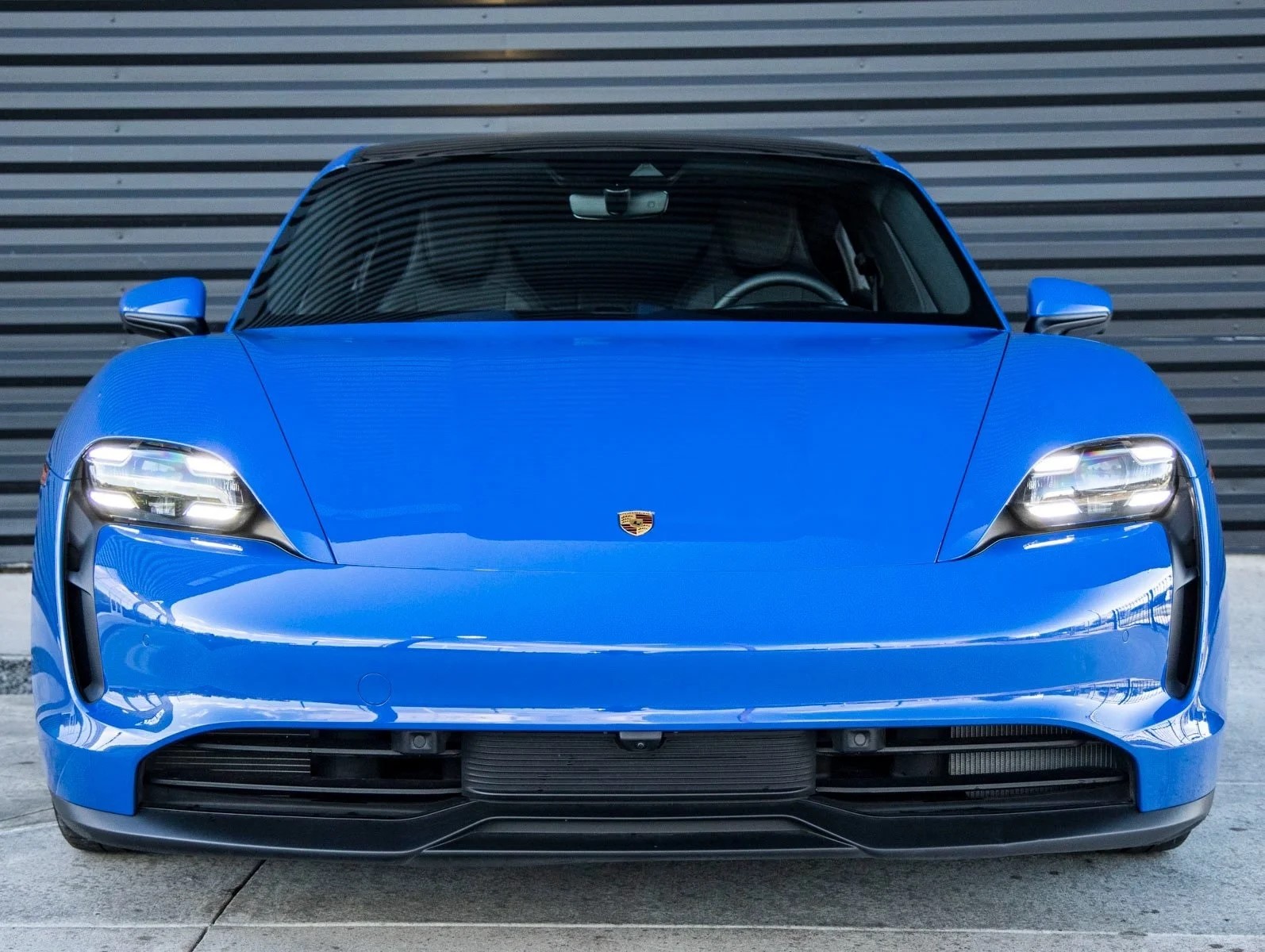 Market Find: 2022 Porsche Paint to Sample Club Blue Taycan 4S