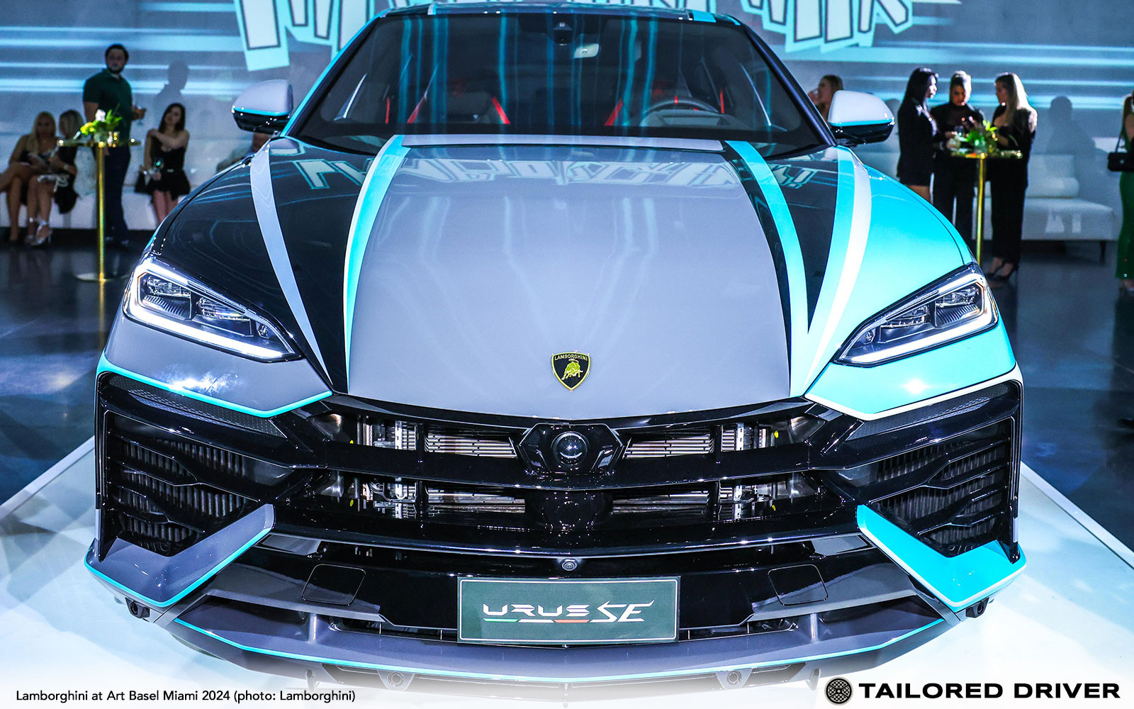 Lamborghini Presents 1 of 1 Miami-Inspired Ad Personam Urus SE at Art Basel Miami 2024