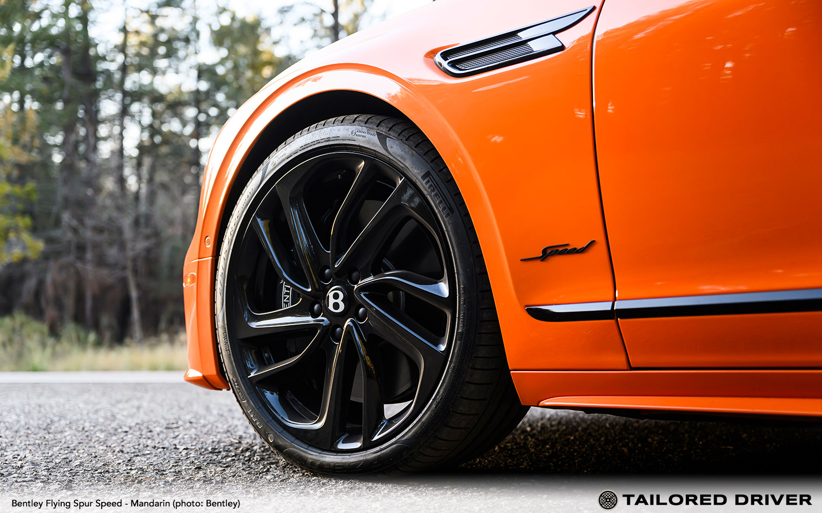 Color Check: Bentley Flying Spur in Mandarin