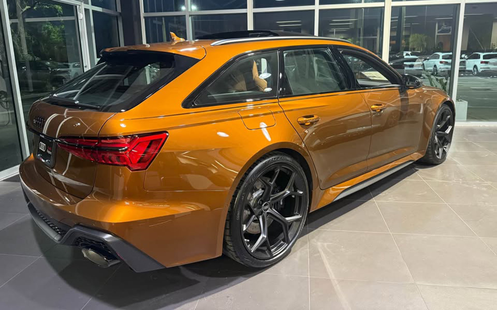 Market Find: Ipanema Brown RS 6 Avant at Audi Naples