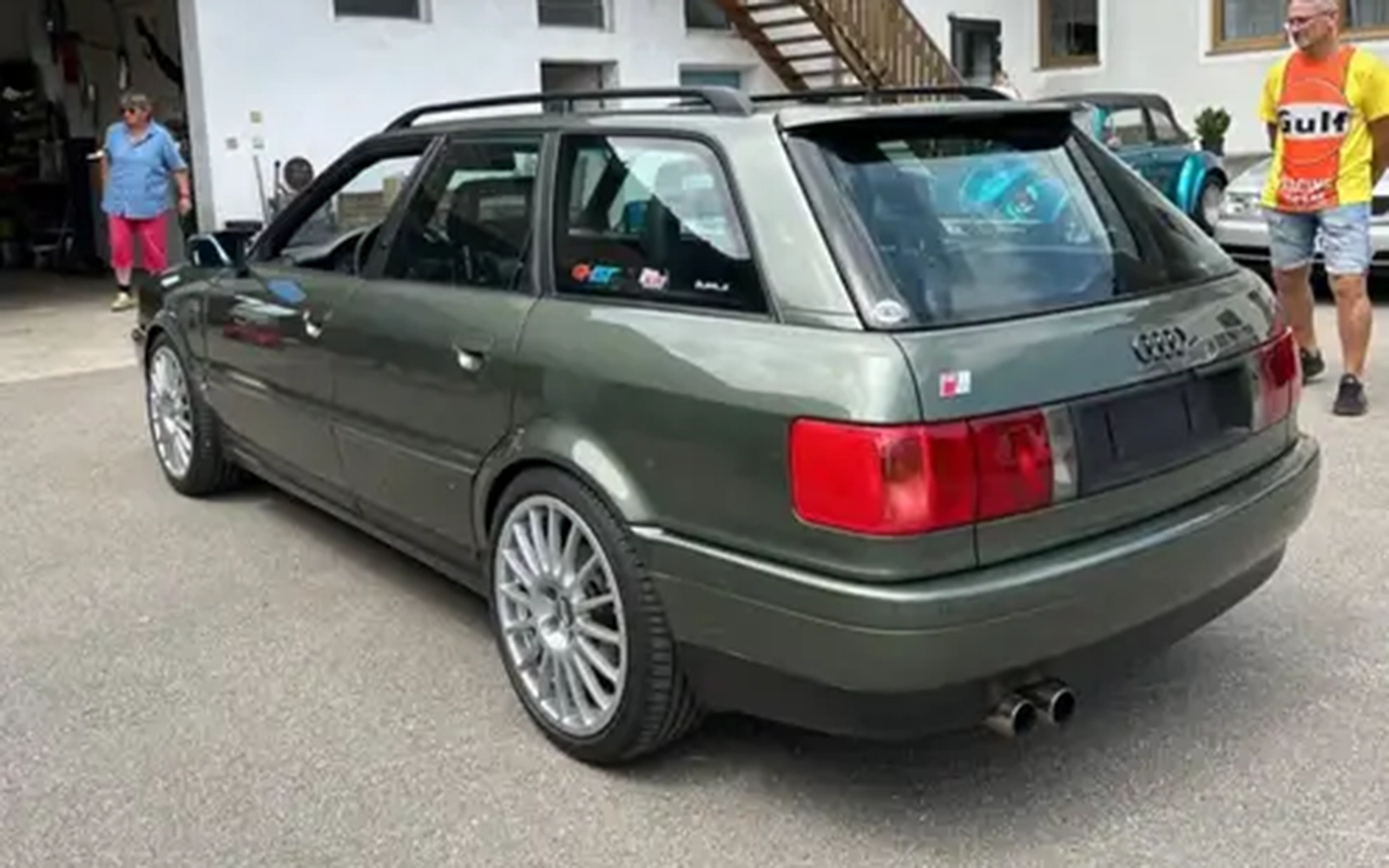 EU Market Find: 1994 Audi S2 Avant in Porsche Onyx Green