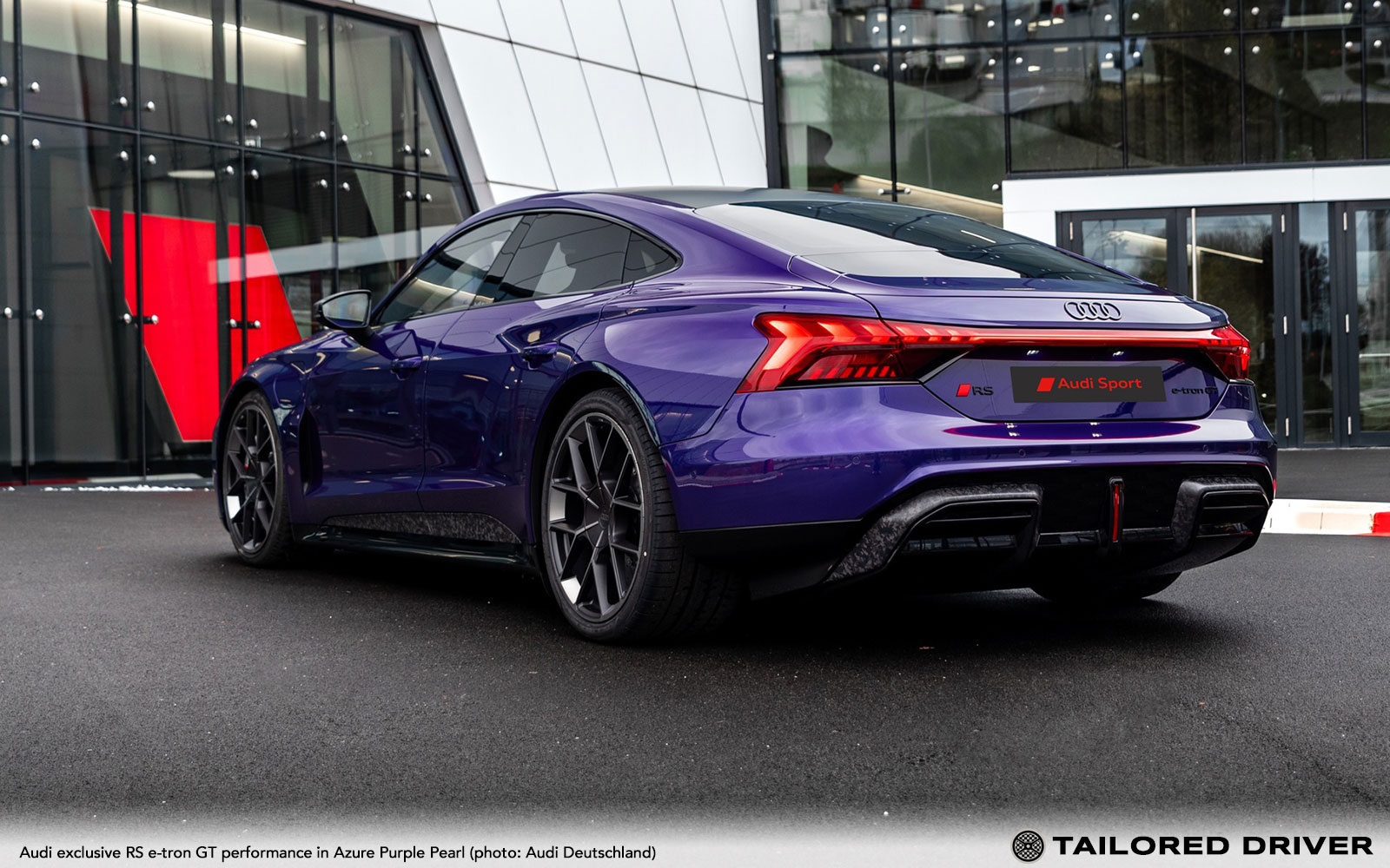 Color Check: Audi exclusive RS e-tron GT in Azure Purple Pearl