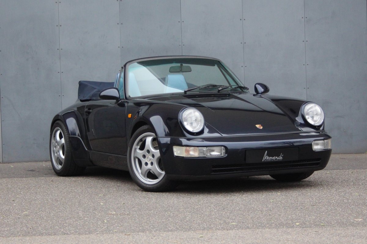 EU Market Find: 1992 Porsche Turbo-Look 911 C2 Cabriolet with Leather to Sample