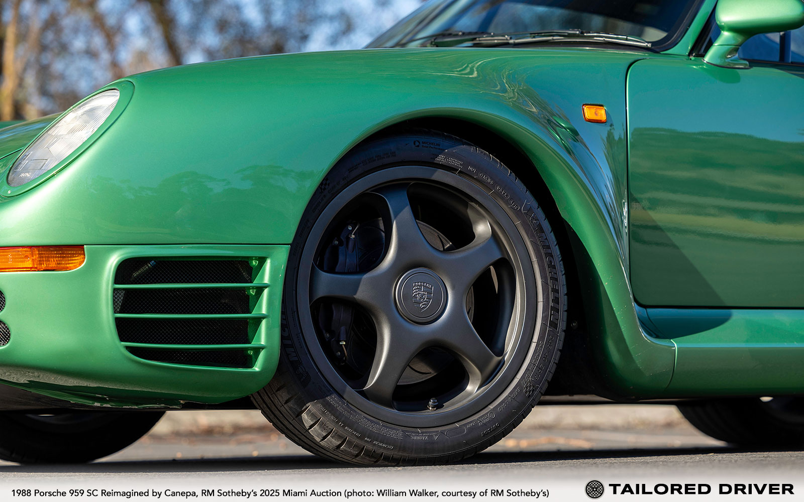 Green-on-Green Porsche 959 SC by Canepa Slated for RM Miami
