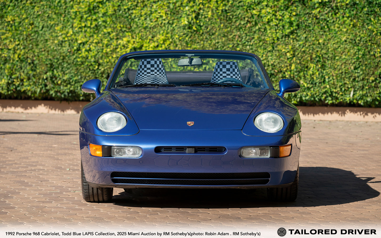 Triple Blue x Pascha for Porsche 968 Cabriolet Headed to RM’s Miami Auction