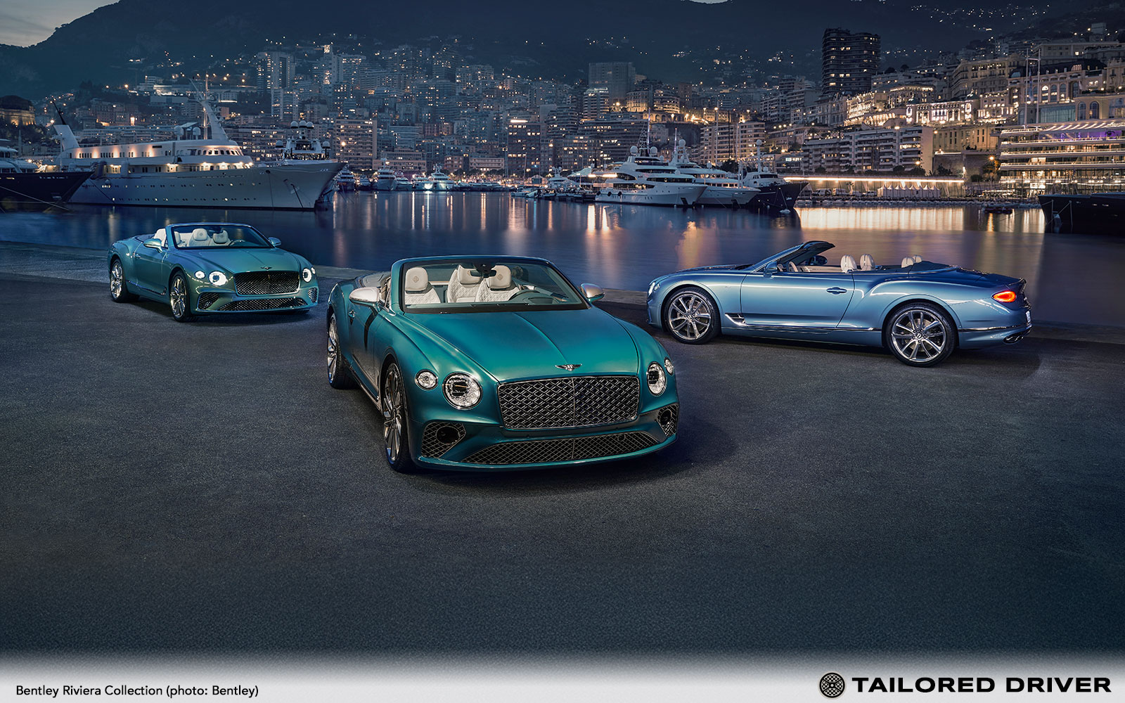 Bentley Mulliner Trio of Continental GT Convertible Riviera Collection to Celebrate Best of Yachting Industry