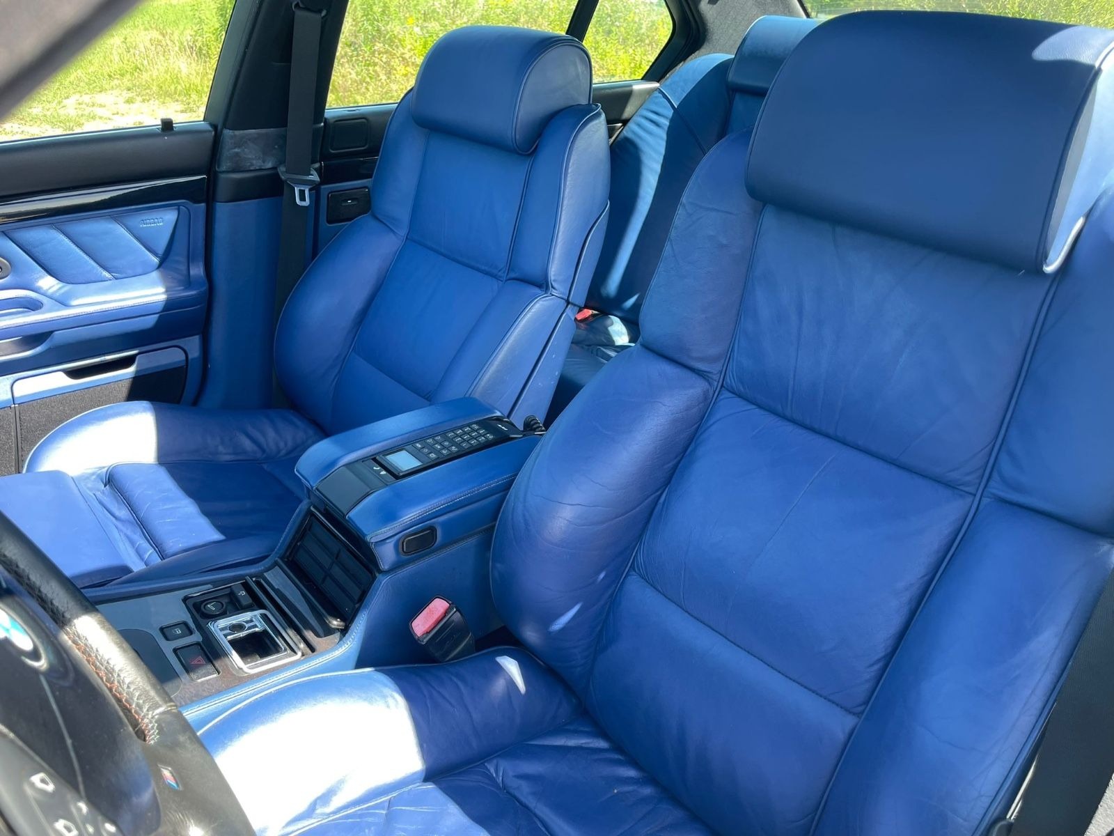 EU Market Find: 1997 BMW 750i with BMW Individual Blue Leather