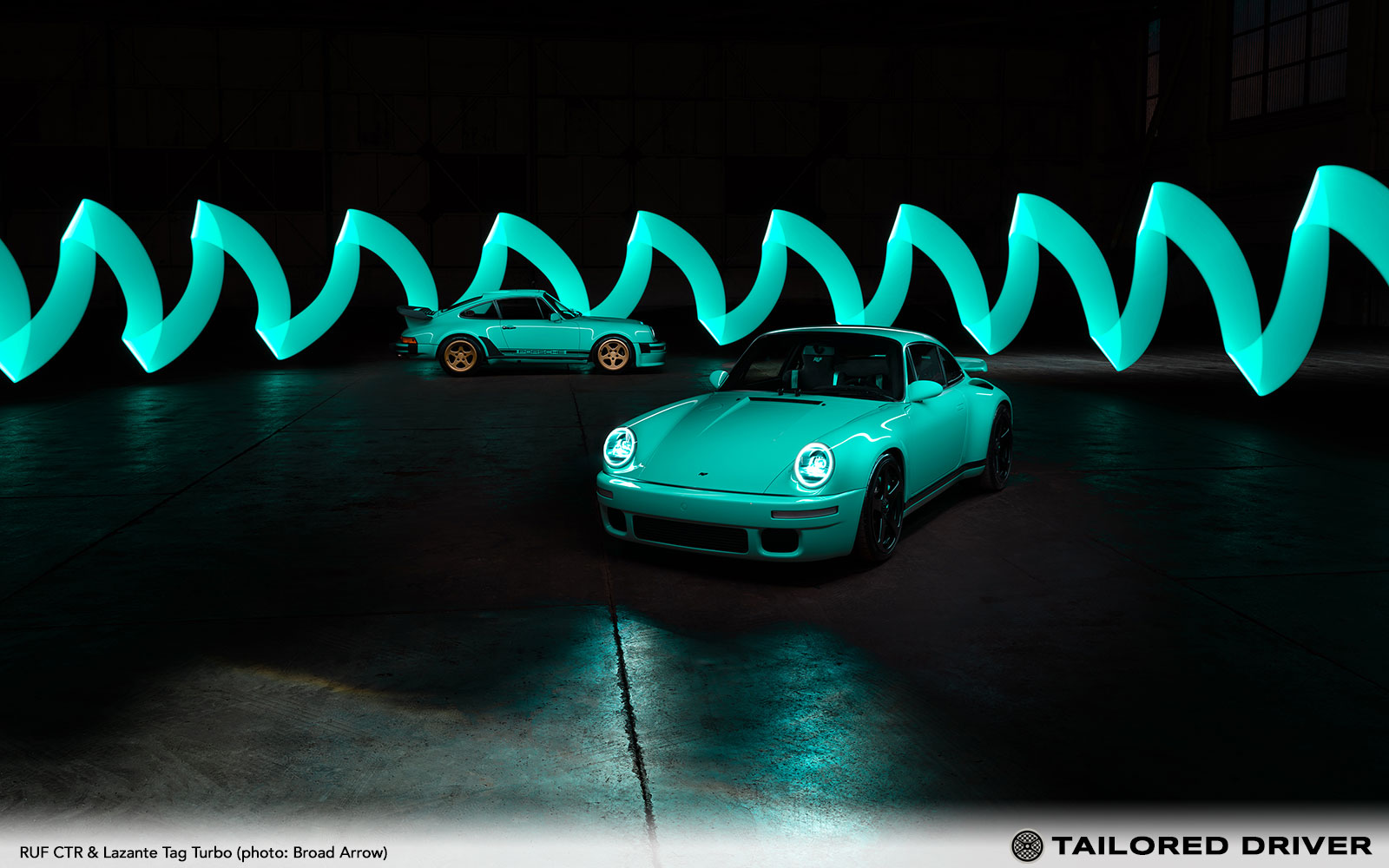 Two Special Broad Arrow Porsches Star in Hagerty Film, Both Mint Green