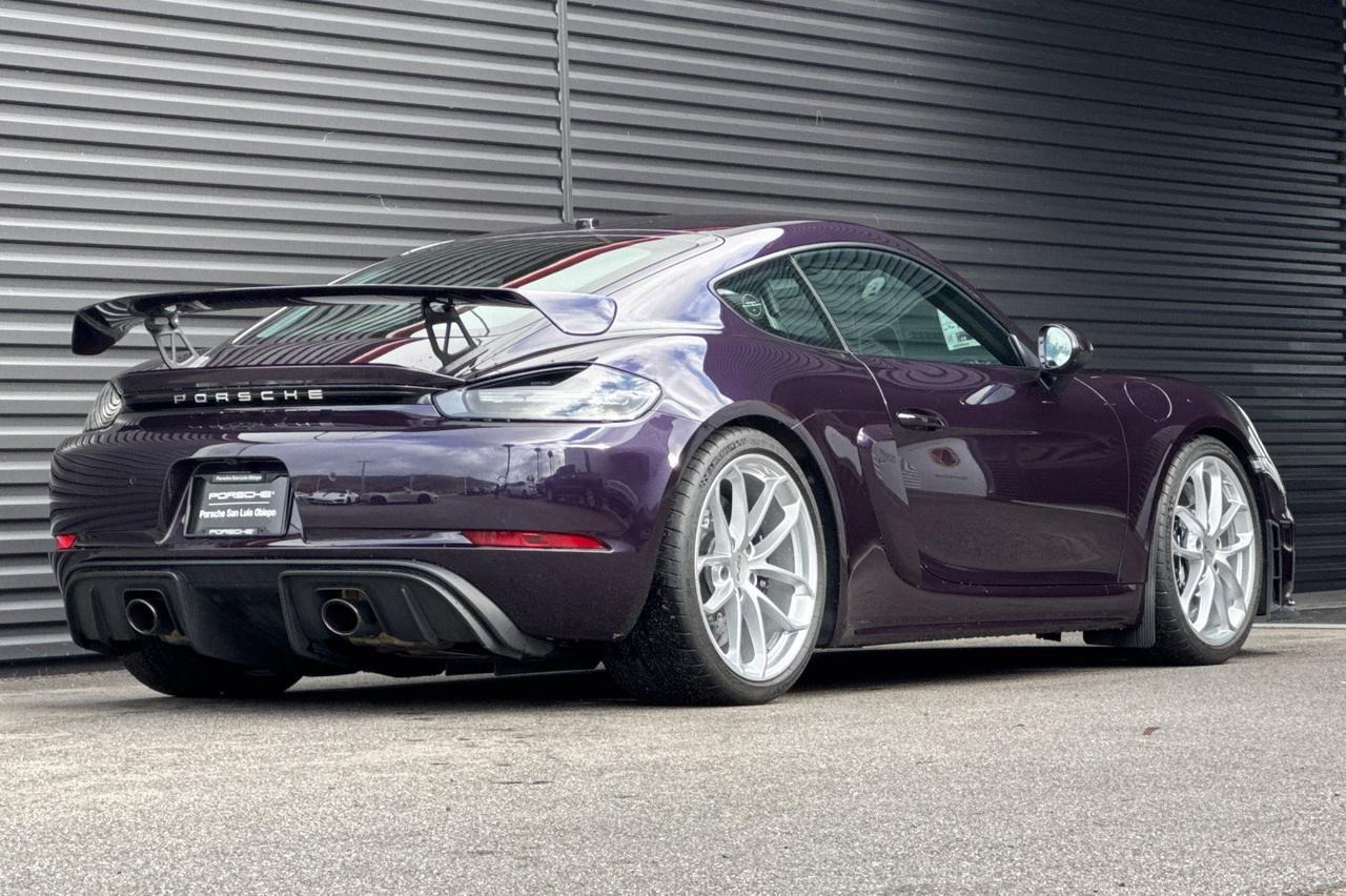 Market Find: Porsche Paint to Sample Viola Metallic 718 Cayman GT4 with CXX Hounds Tooth Inserts