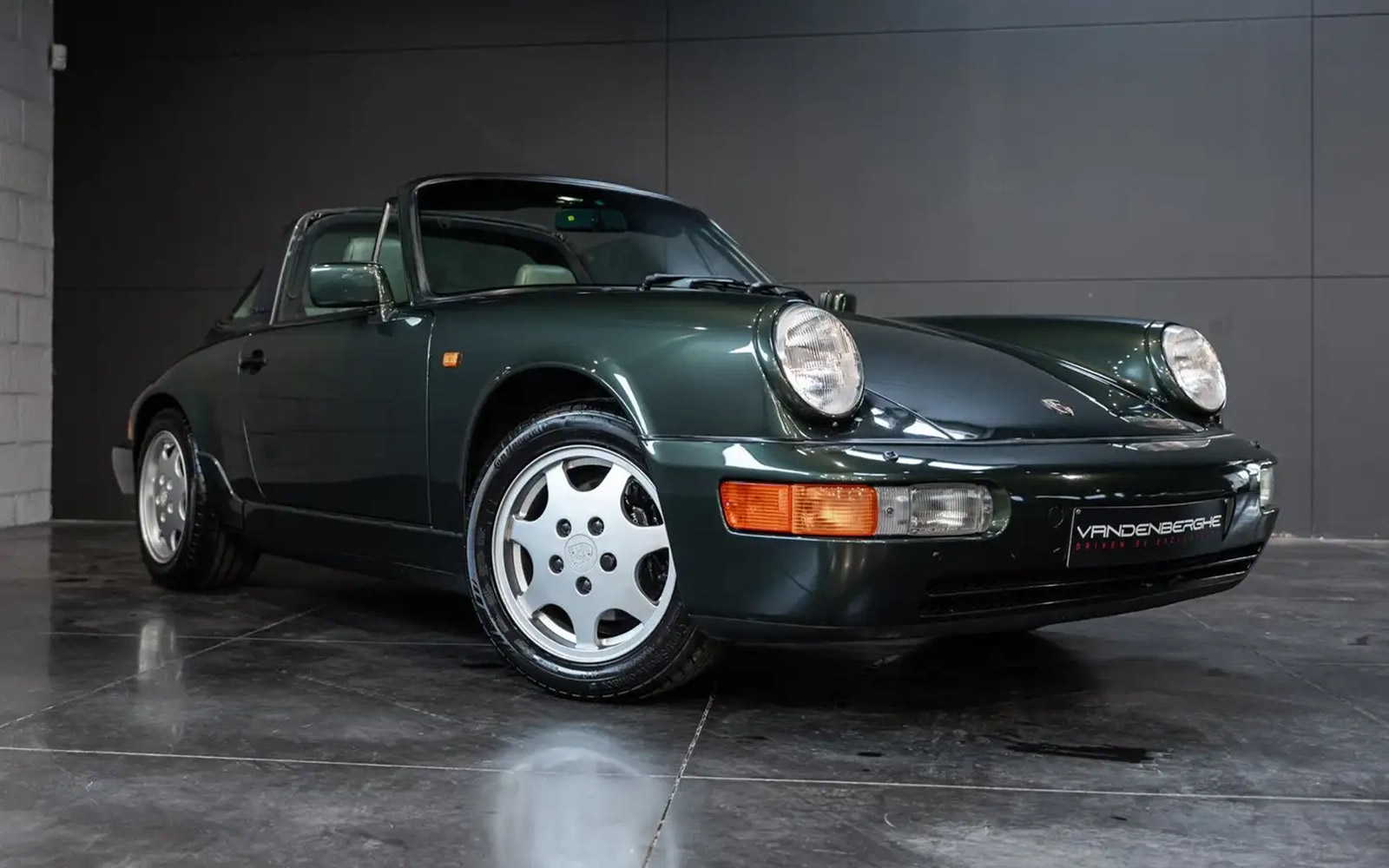 EU Market Find: Rare Green-on-Green 1991 Porsche 911 Carrera 2 Targa