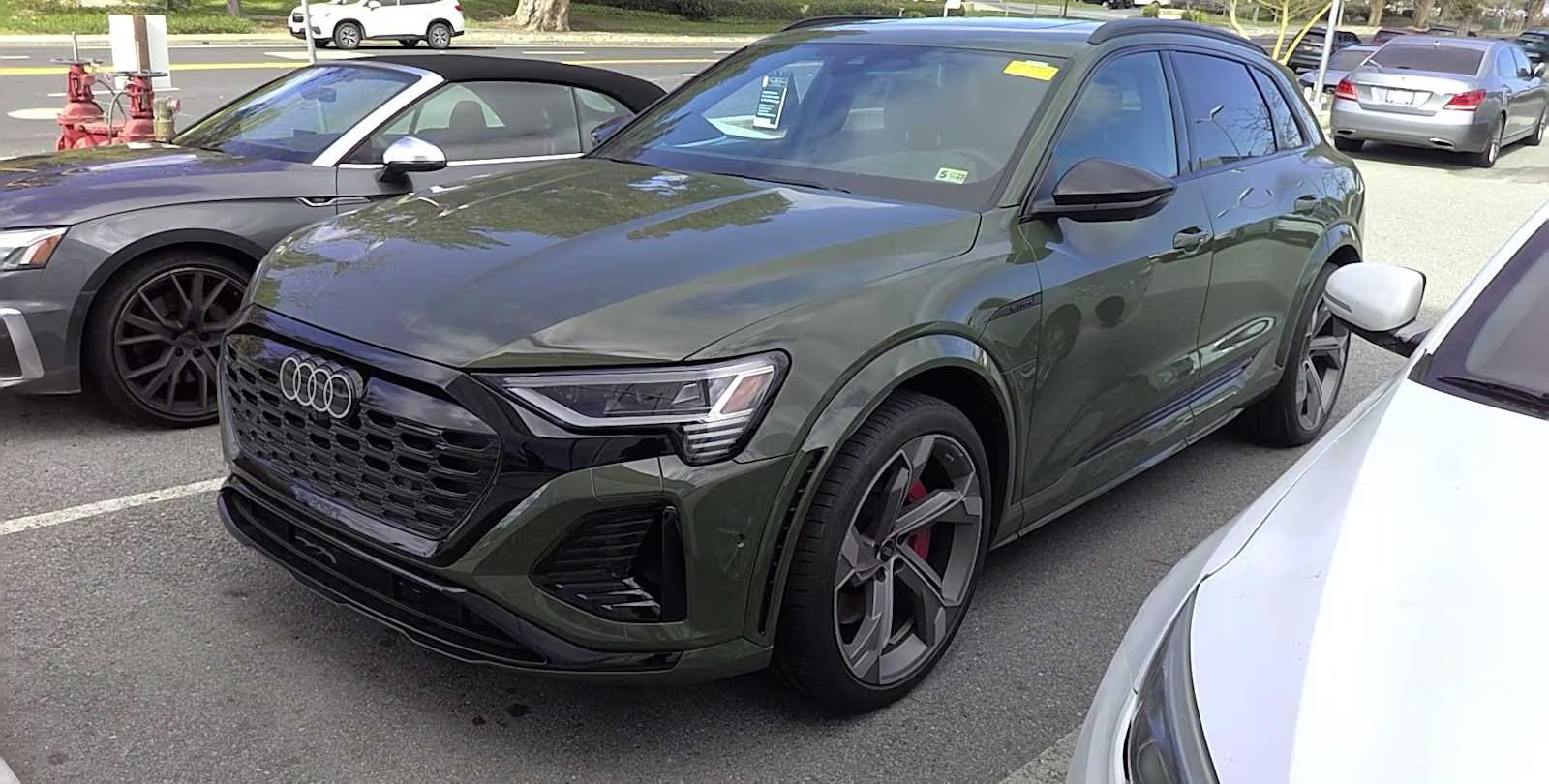 Market Find: Audi exclusive SQ8 e-tron in NATO Olive?