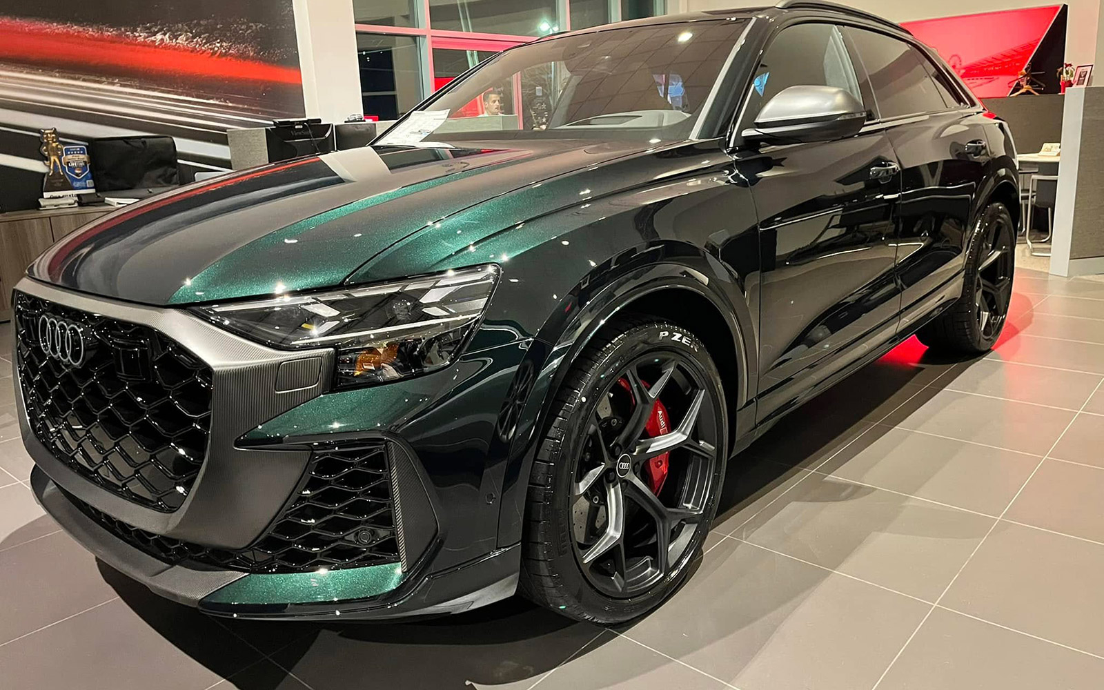 Market Find: Audi exclusive Deep Green Pearl RS Q8 performance in NJ