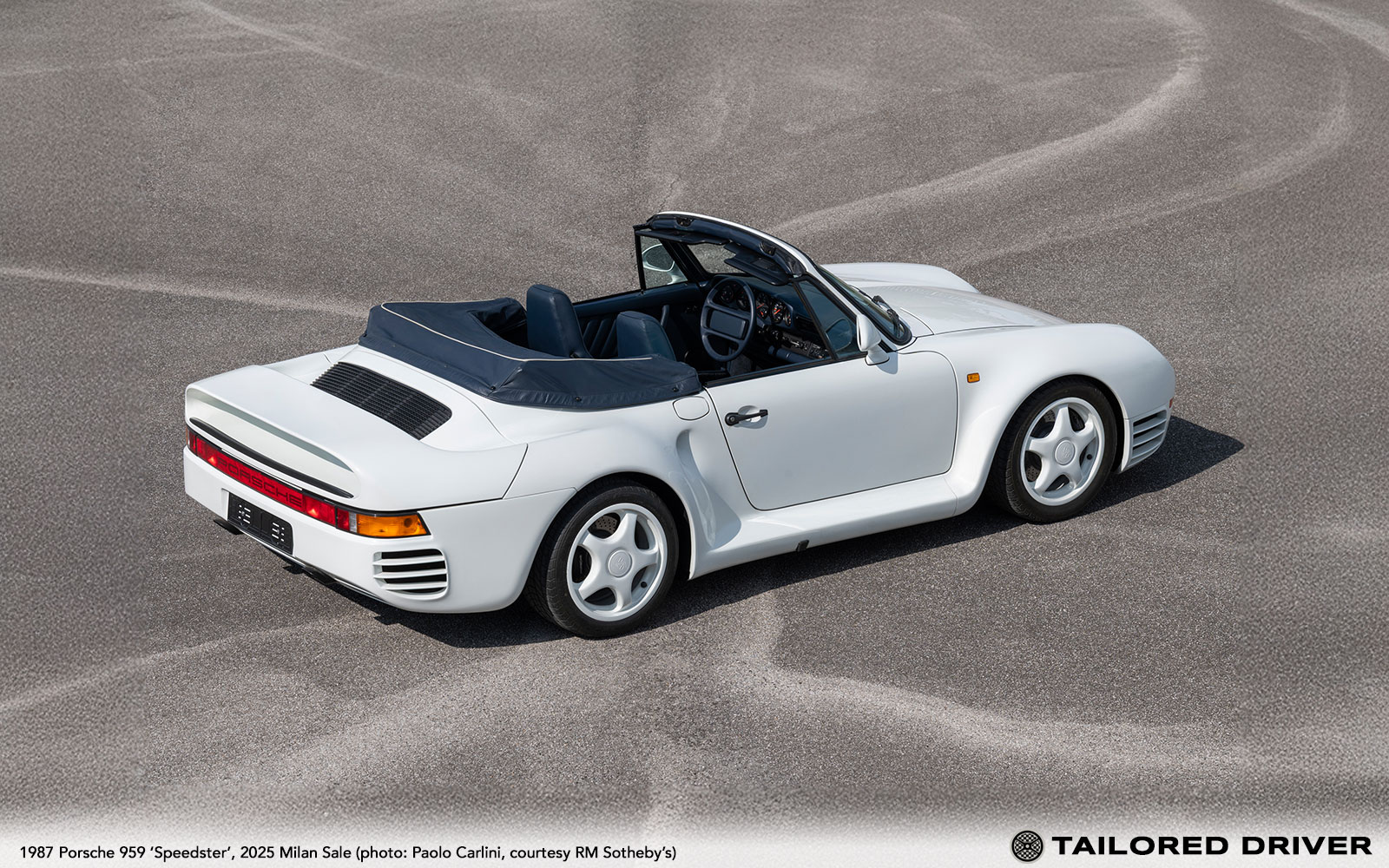 Market Find: 1 of 1 Porsche 959 ‘Speedster’ Heads to RM Sotheby’s Milan Sale