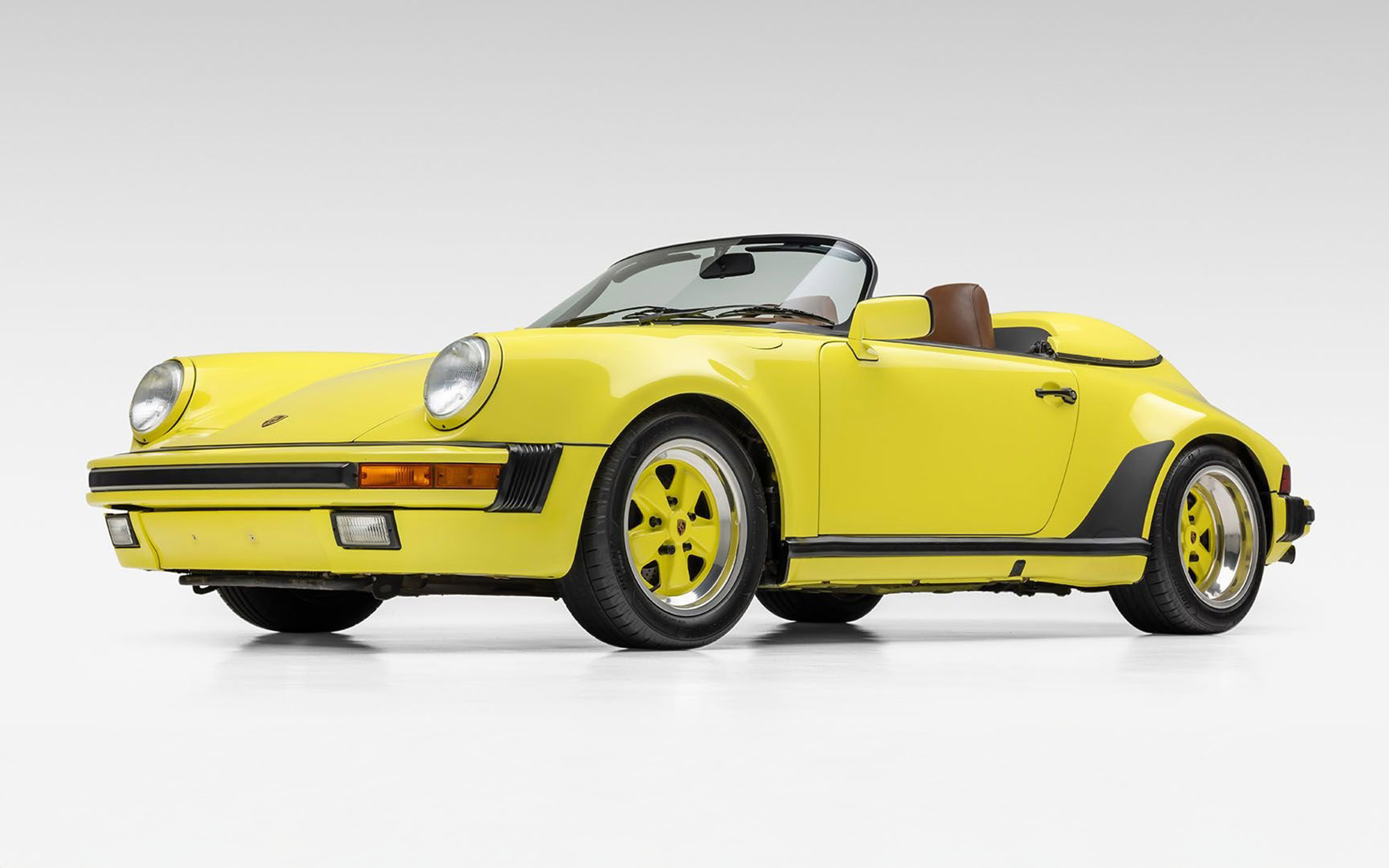 Market Find: Light Yellow 1989 Porsche 911 Speedster at Broad Arrow’s Air|Water Sale