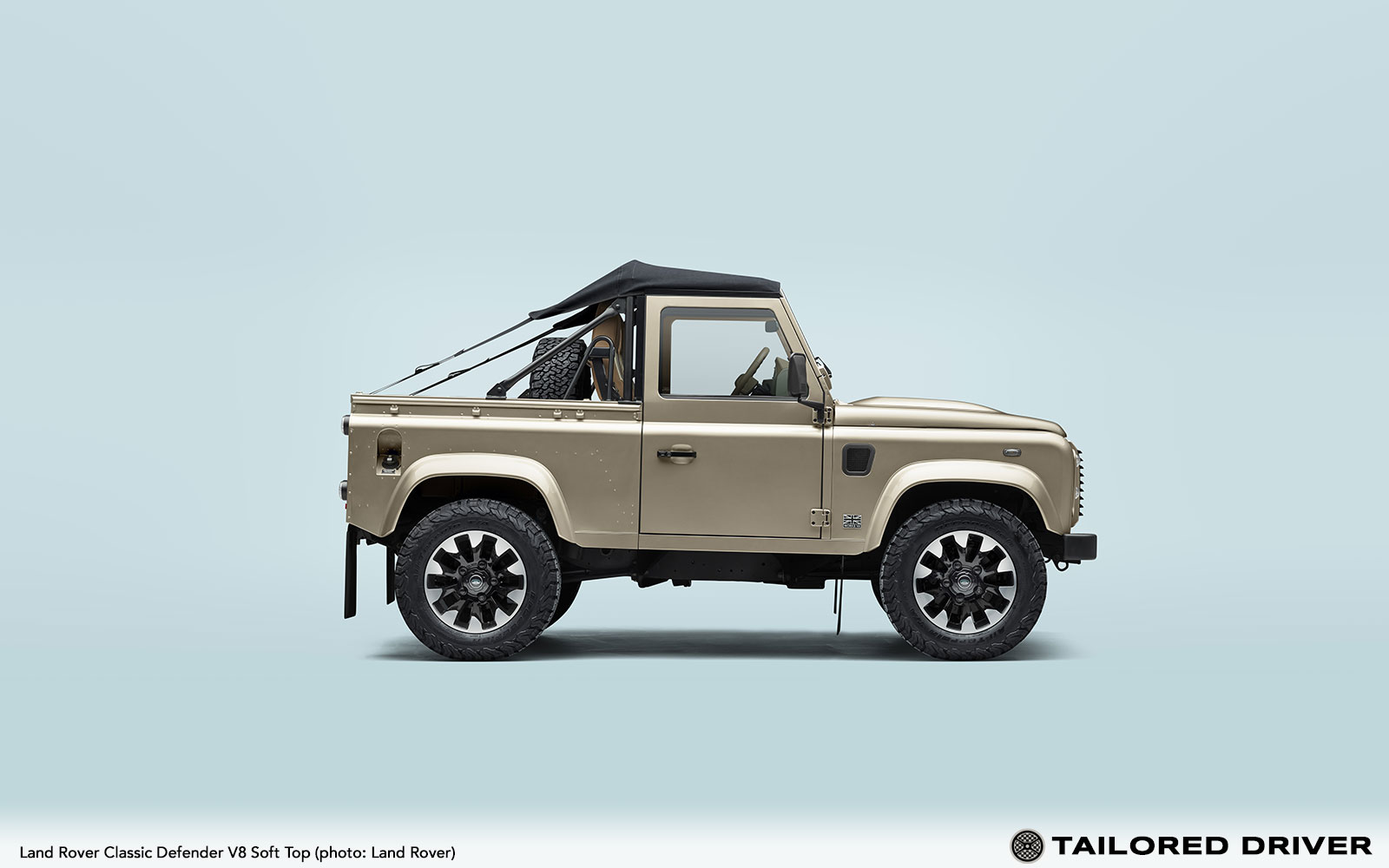 Land Rover Classic Launches Classic Defender V8 Soft Top