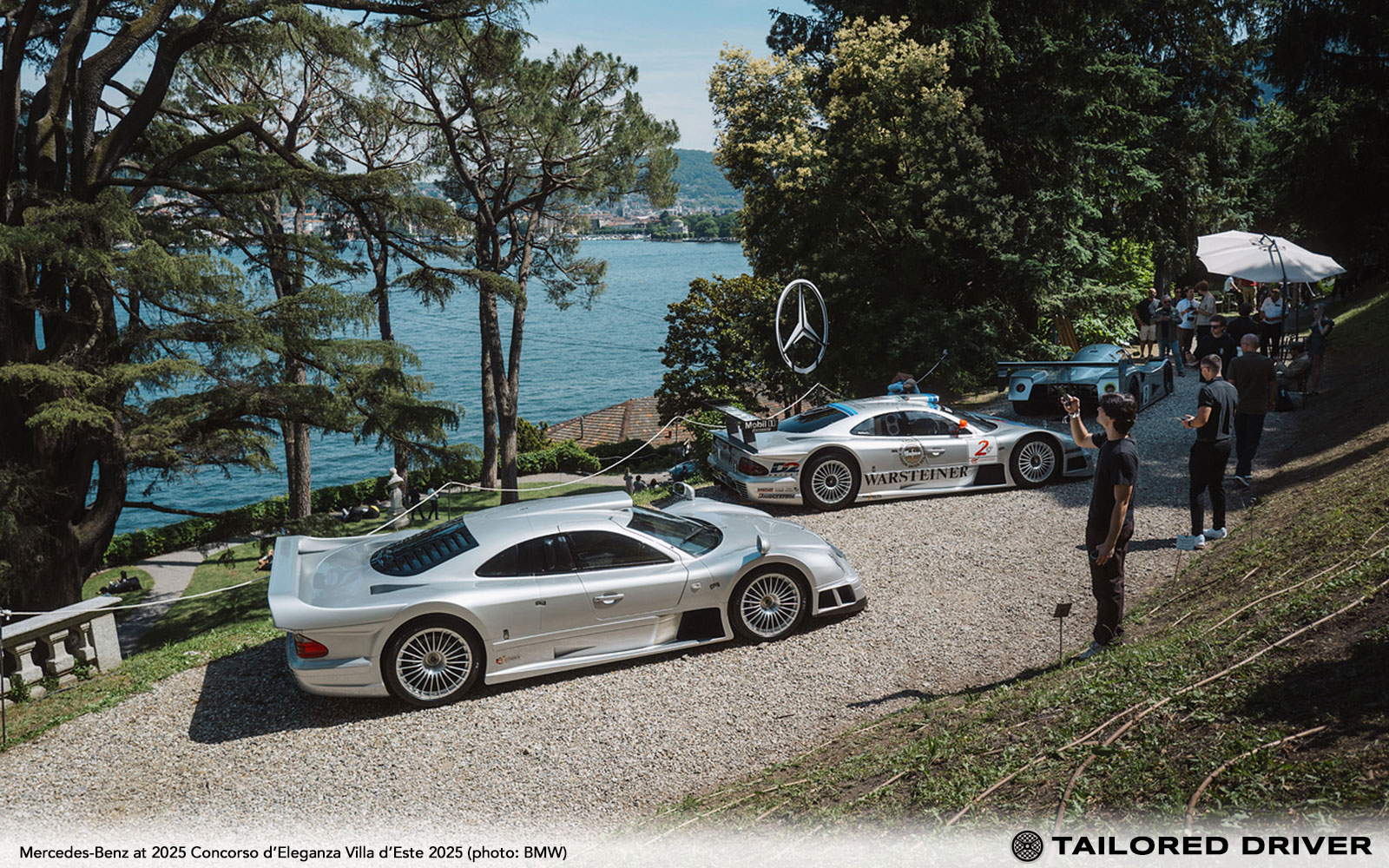 CLK GTR Coupé Straßenversion Joins CLK GTR and C 11 Group C Racecars for Villa d’Este Display