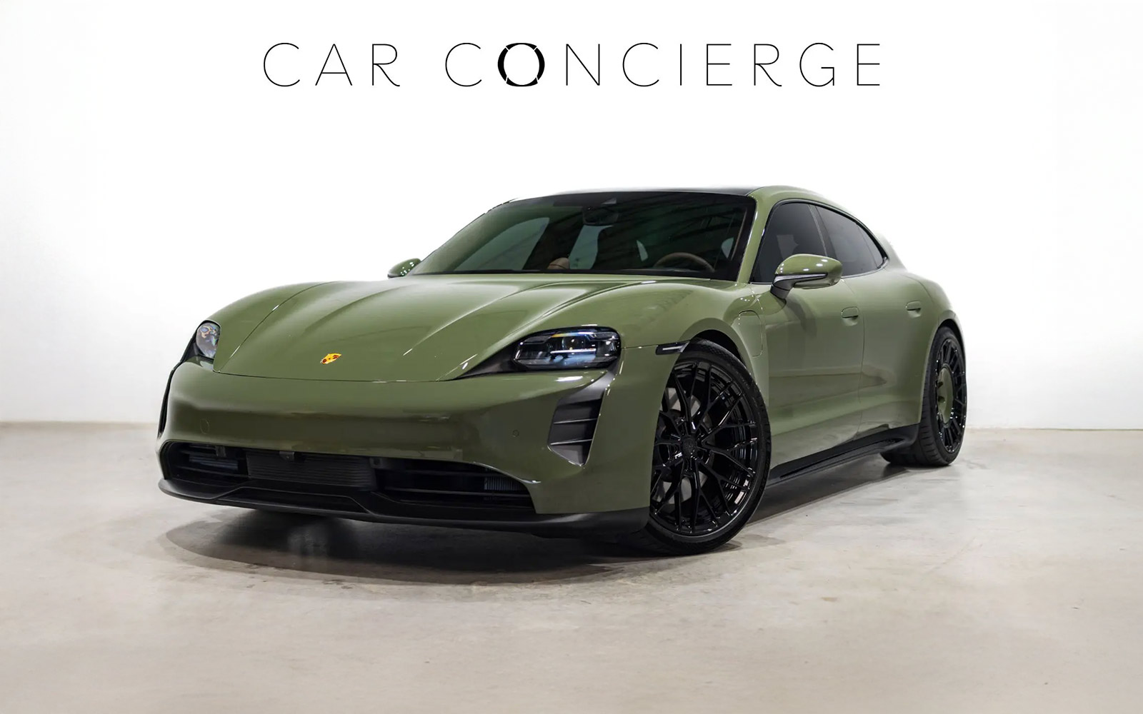 Market Find: Nato Olive Porsche Taycan GTS Sport Turismo