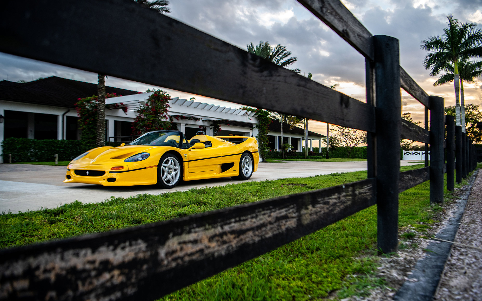 Market Find: Former Ralph Lauren Ferrari F50 in Giallo Modena Headed to RM Monterey Auction
