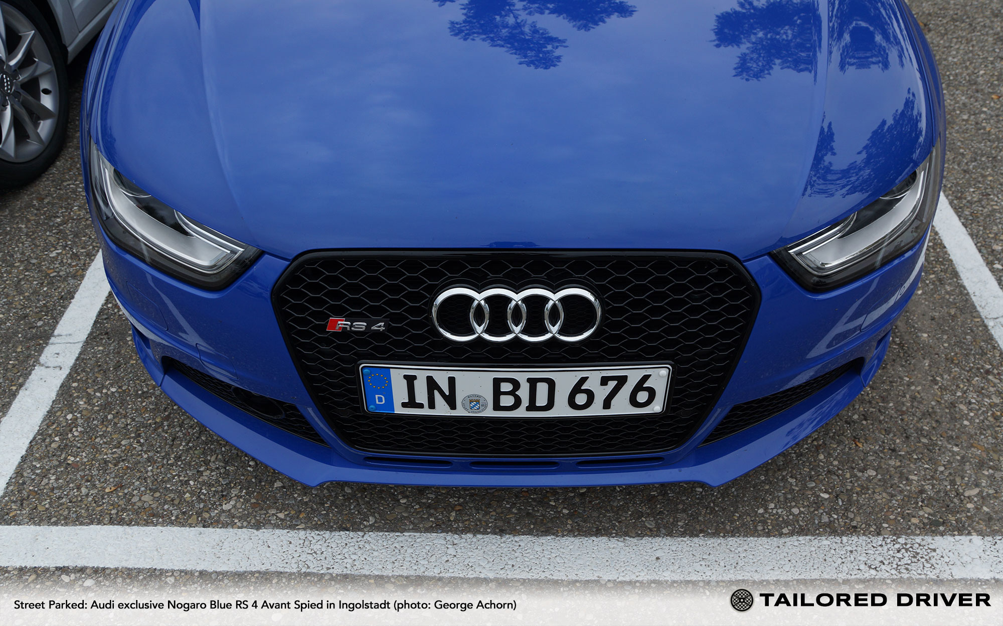 Color Check: Audi exclusive Nogaro Blue RS 4 Avant Spied in Ingolstadt Parking Lot