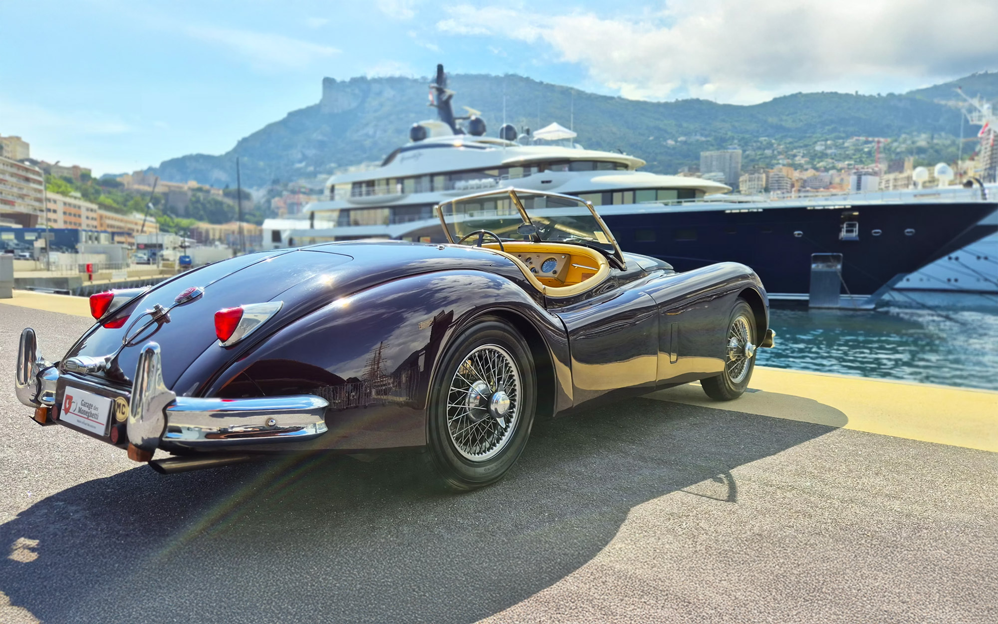 Euro Market Find: Imperial Maroon Jaguar XK140 Roadster