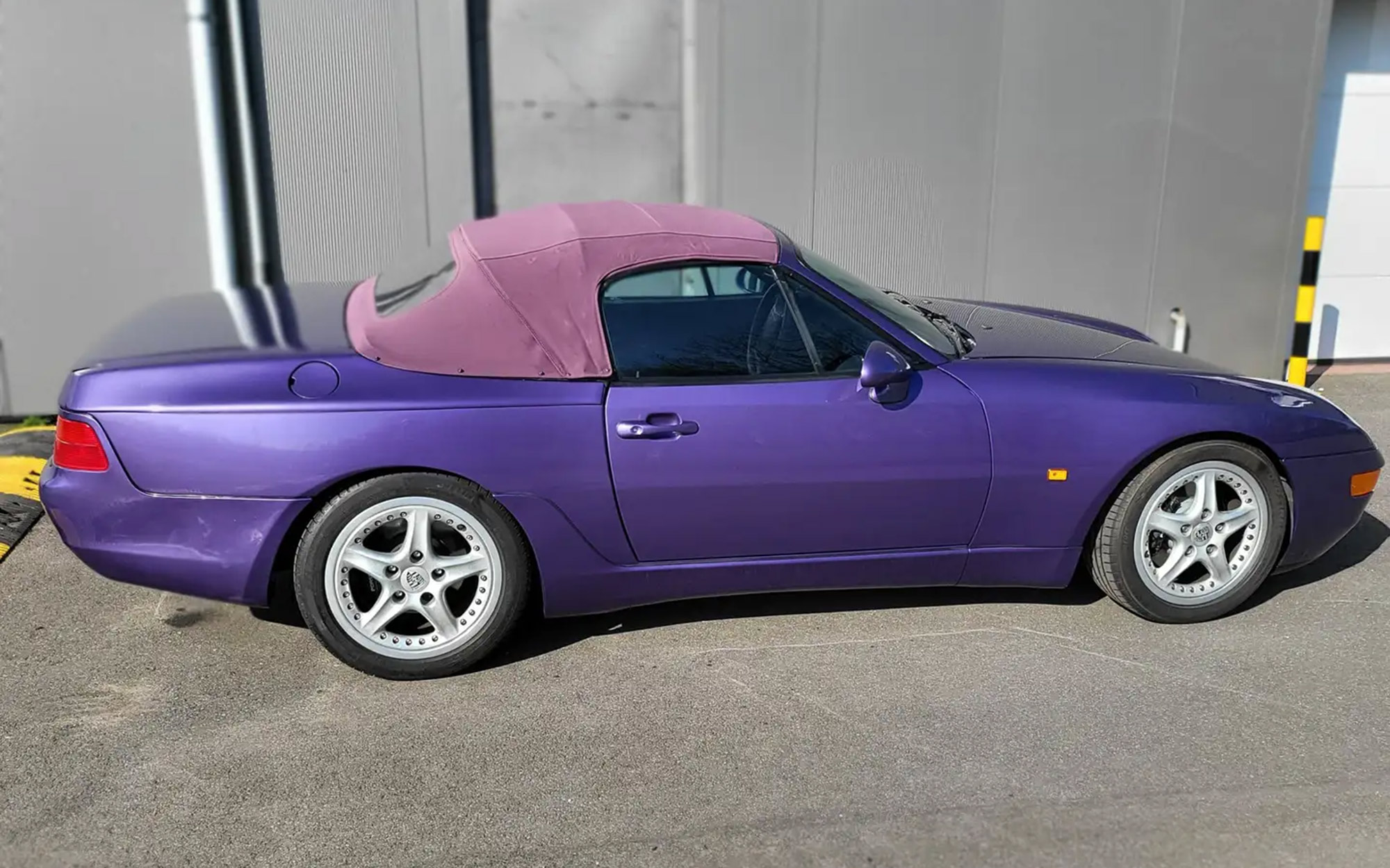 Euro Market Find: Violet Blue Metallic over Tartan Porsche 968 Cabriolet