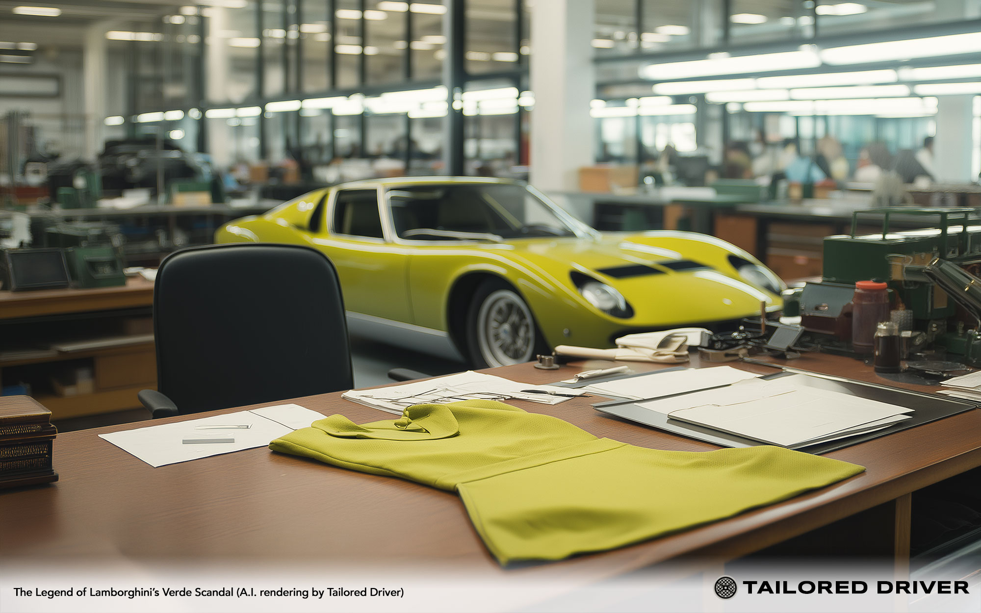 Verde Scandal: The Legendary Lamborghini Color Inspired by a Little Green Dress
