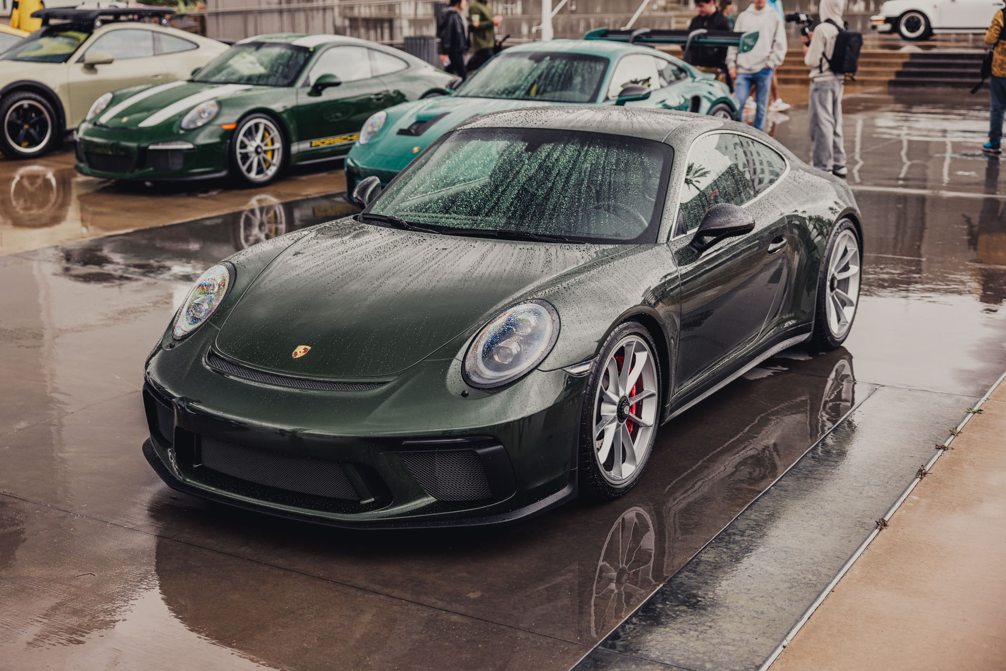 Color Check: Oak Green Metallic 991.2 GT3 Touring at Air Water 2025